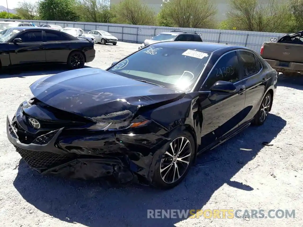 2 Photograph of a damaged car 4T1G11AK4LU962408 TOYOTA CAMRY 2020