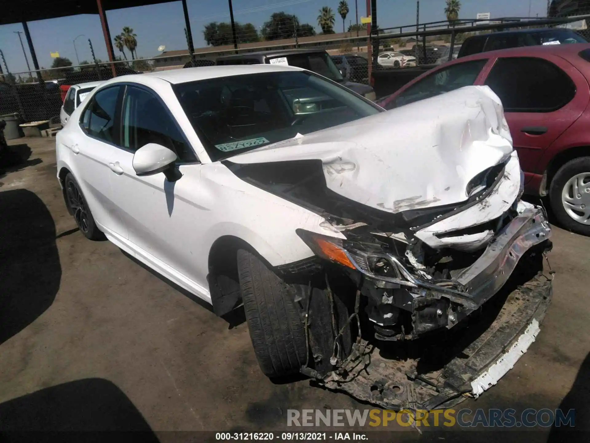 1 Photograph of a damaged car 4T1G11AK4LU970640 TOYOTA CAMRY 2020