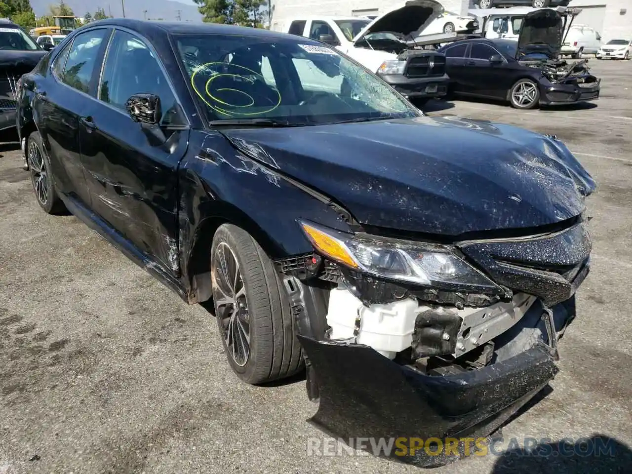 1 Photograph of a damaged car 4T1G11AK4LU972582 TOYOTA CAMRY 2020