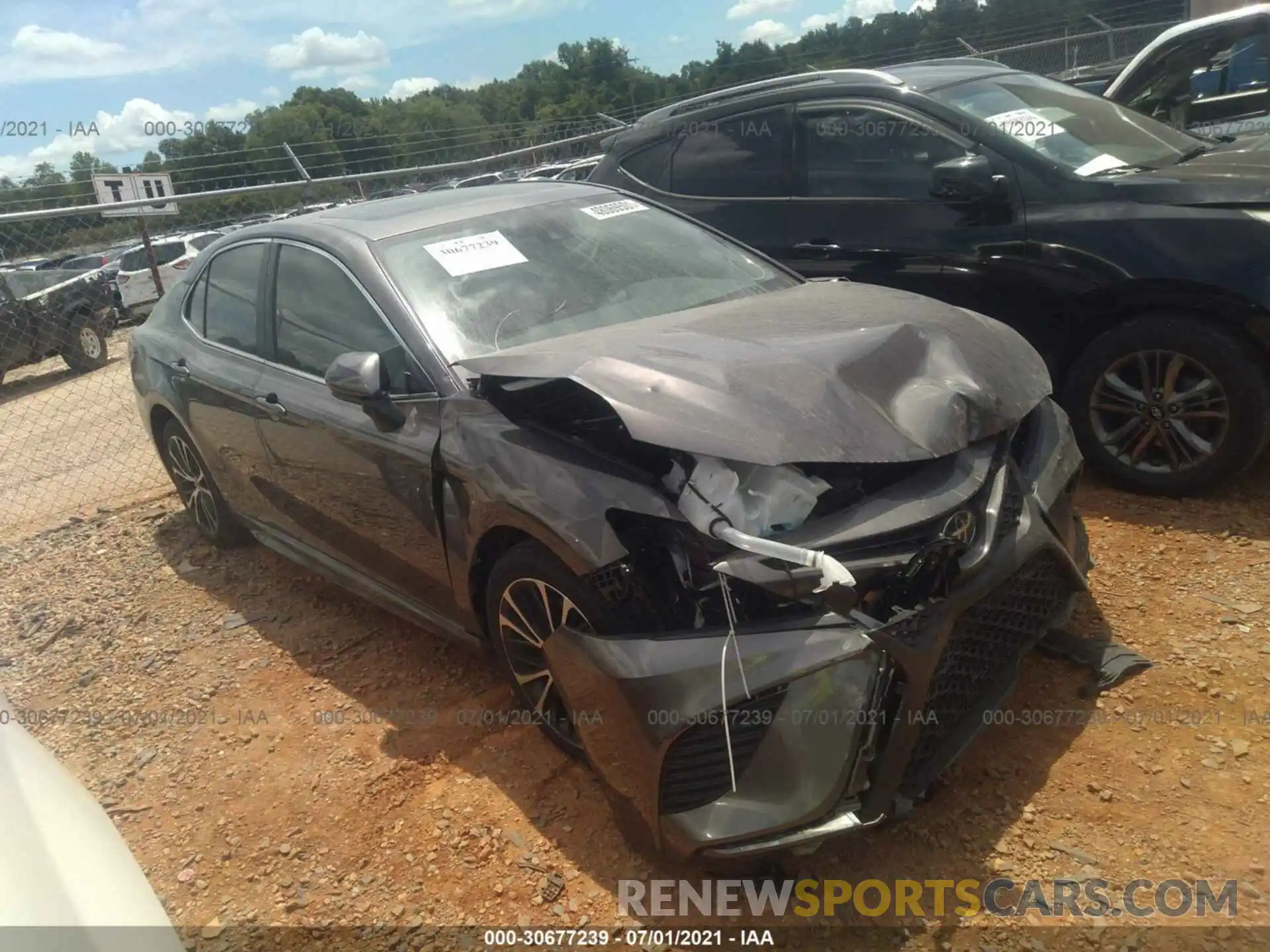 1 Photograph of a damaged car 4T1G11AK4LU973554 TOYOTA CAMRY 2020