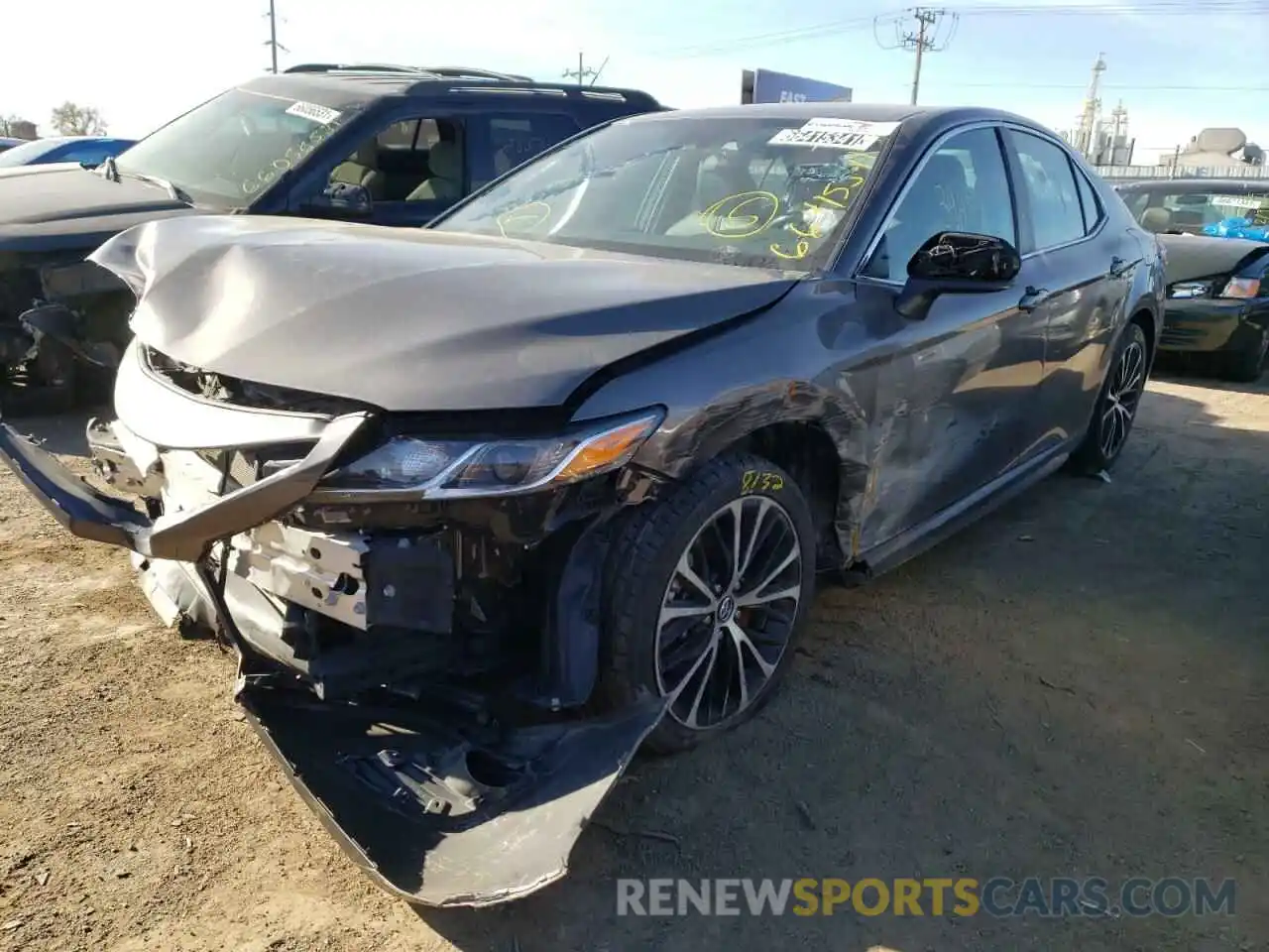 2 Photograph of a damaged car 4T1G11AK5LU305679 TOYOTA CAMRY 2020