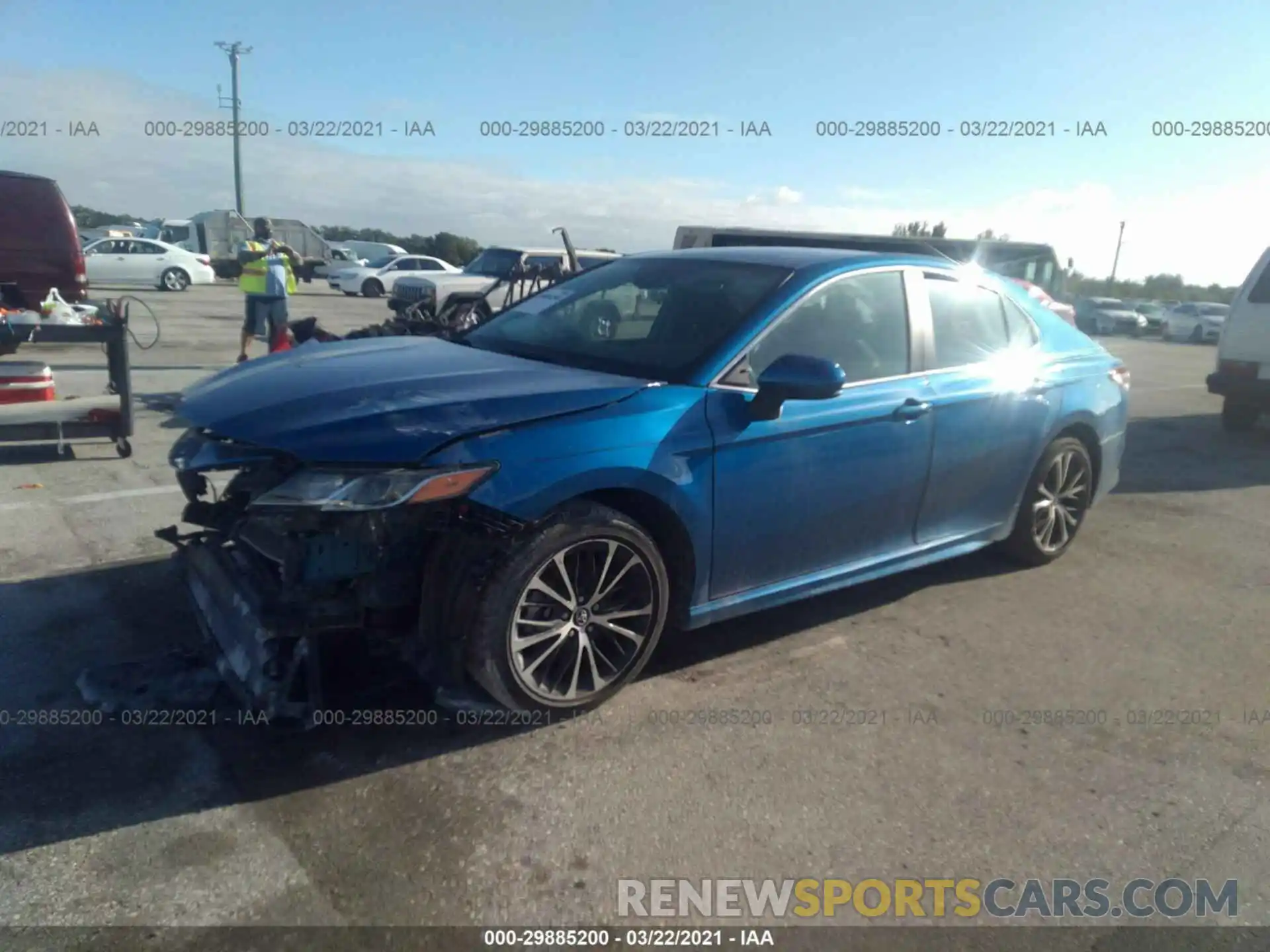 2 Photograph of a damaged car 4T1G11AK5LU325107 TOYOTA CAMRY 2020