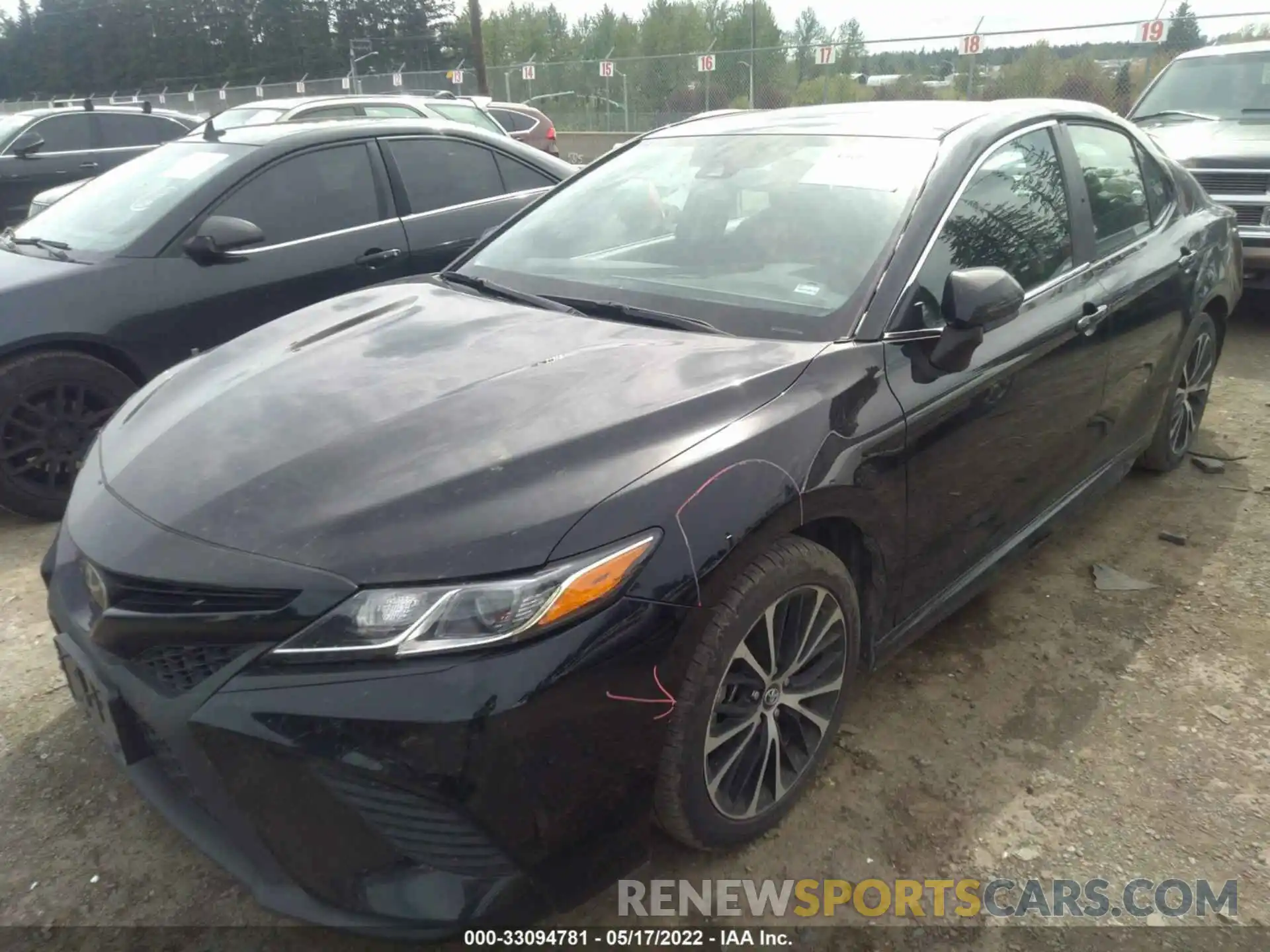 2 Photograph of a damaged car 4T1G11AK5LU331974 TOYOTA CAMRY 2020