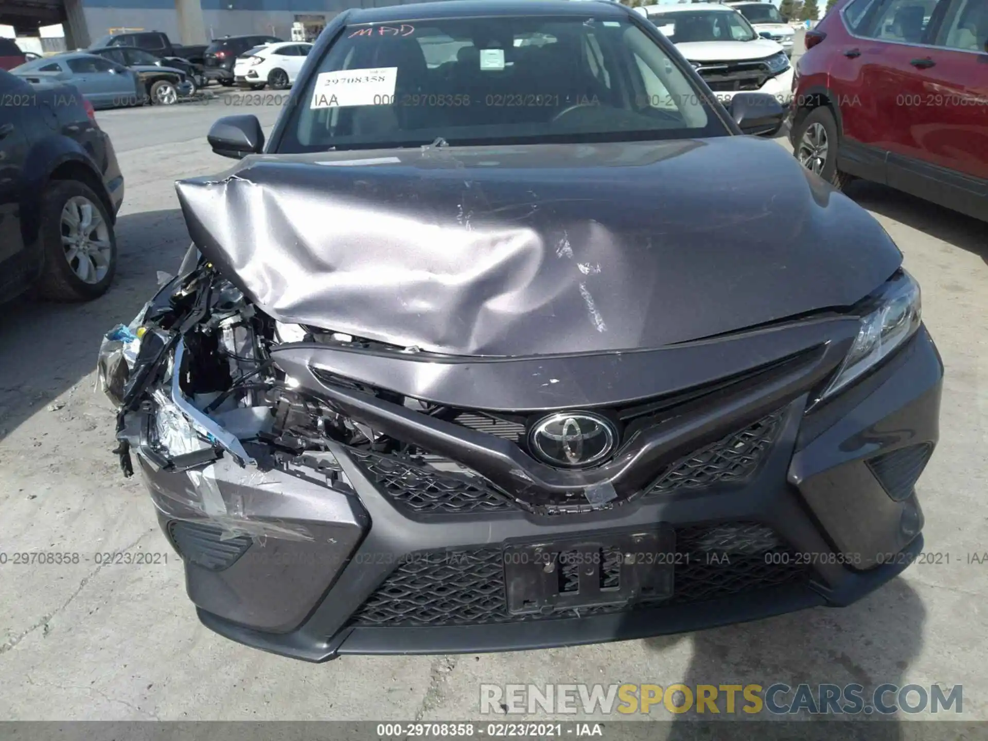 6 Фотография поврежденного автомобиля 4T1G11AK5LU332459 TOYOTA CAMRY 2020