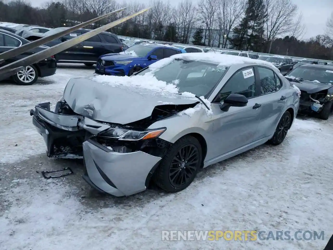 1 Photograph of a damaged car 4T1G11AK5LU332963 TOYOTA CAMRY 2020