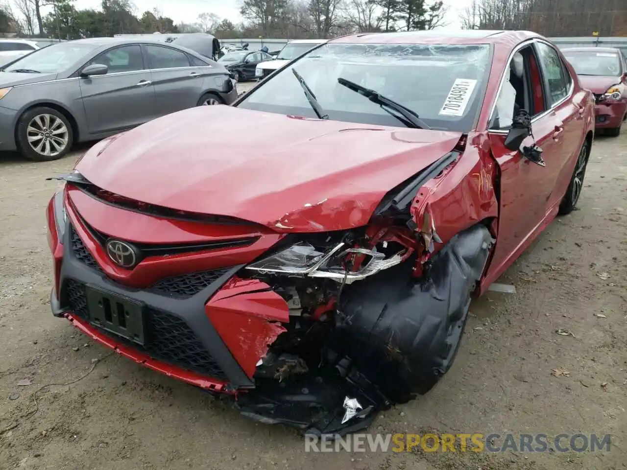 2 Photograph of a damaged car 4T1G11AK5LU341887 TOYOTA CAMRY 2020