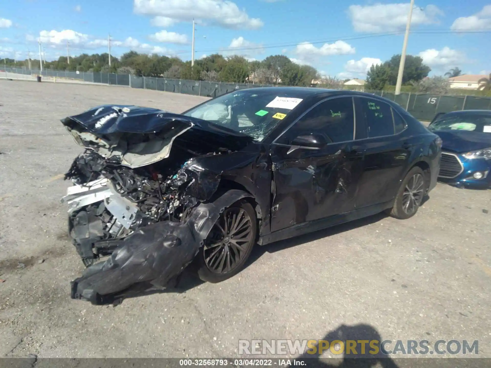 2 Photograph of a damaged car 4T1G11AK5LU345759 TOYOTA CAMRY 2020