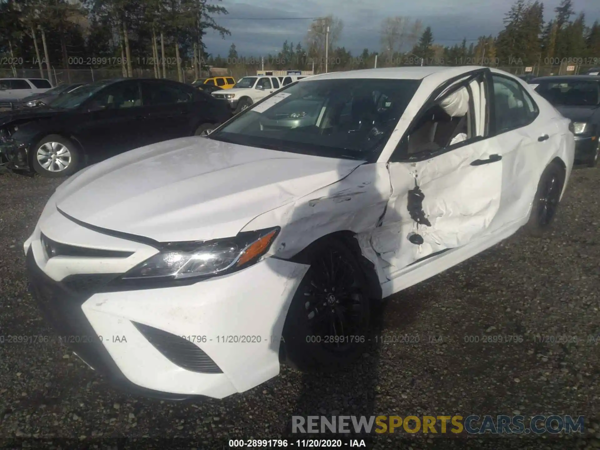 2 Photograph of a damaged car 4T1G11AK5LU355675 TOYOTA CAMRY 2020