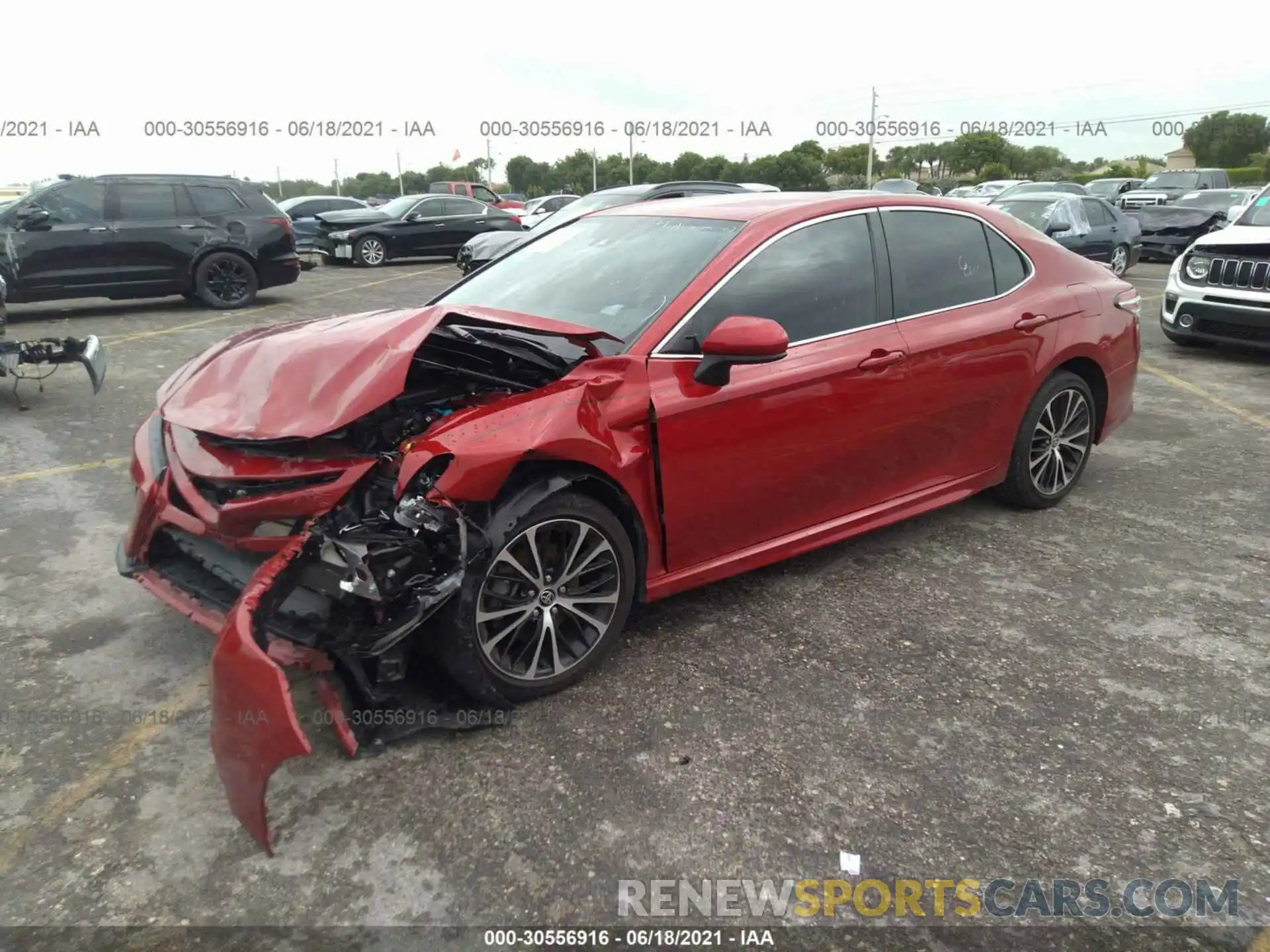 2 Photograph of a damaged car 4T1G11AK5LU362173 TOYOTA CAMRY 2020