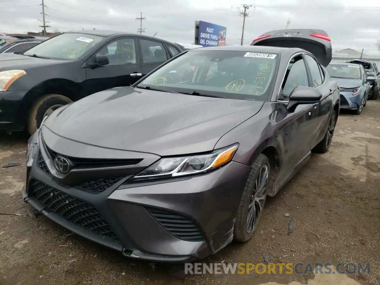 2 Photograph of a damaged car 4T1G11AK5LU362237 TOYOTA CAMRY 2020