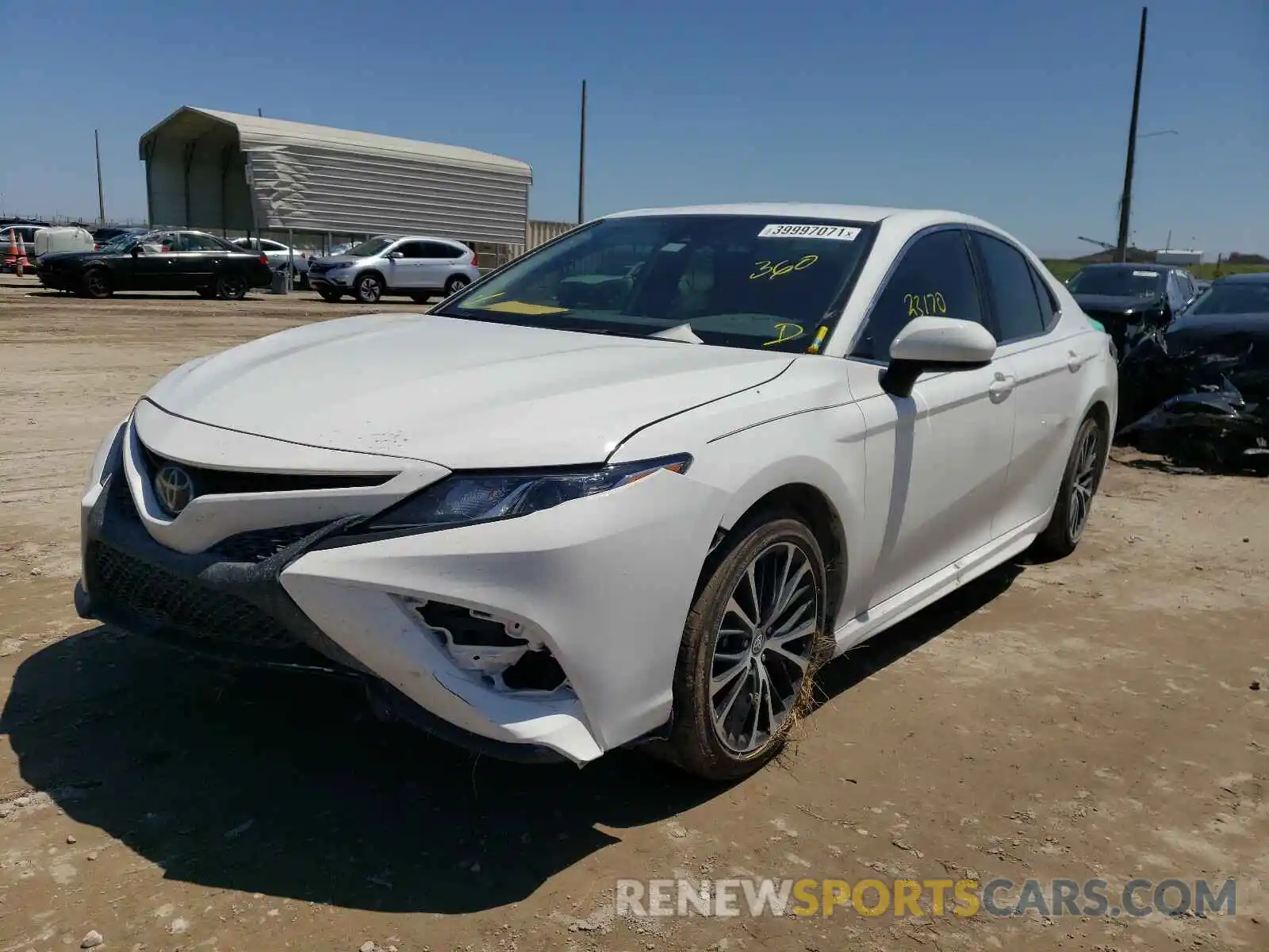 2 Photograph of a damaged car 4T1G11AK5LU371813 TOYOTA CAMRY 2020