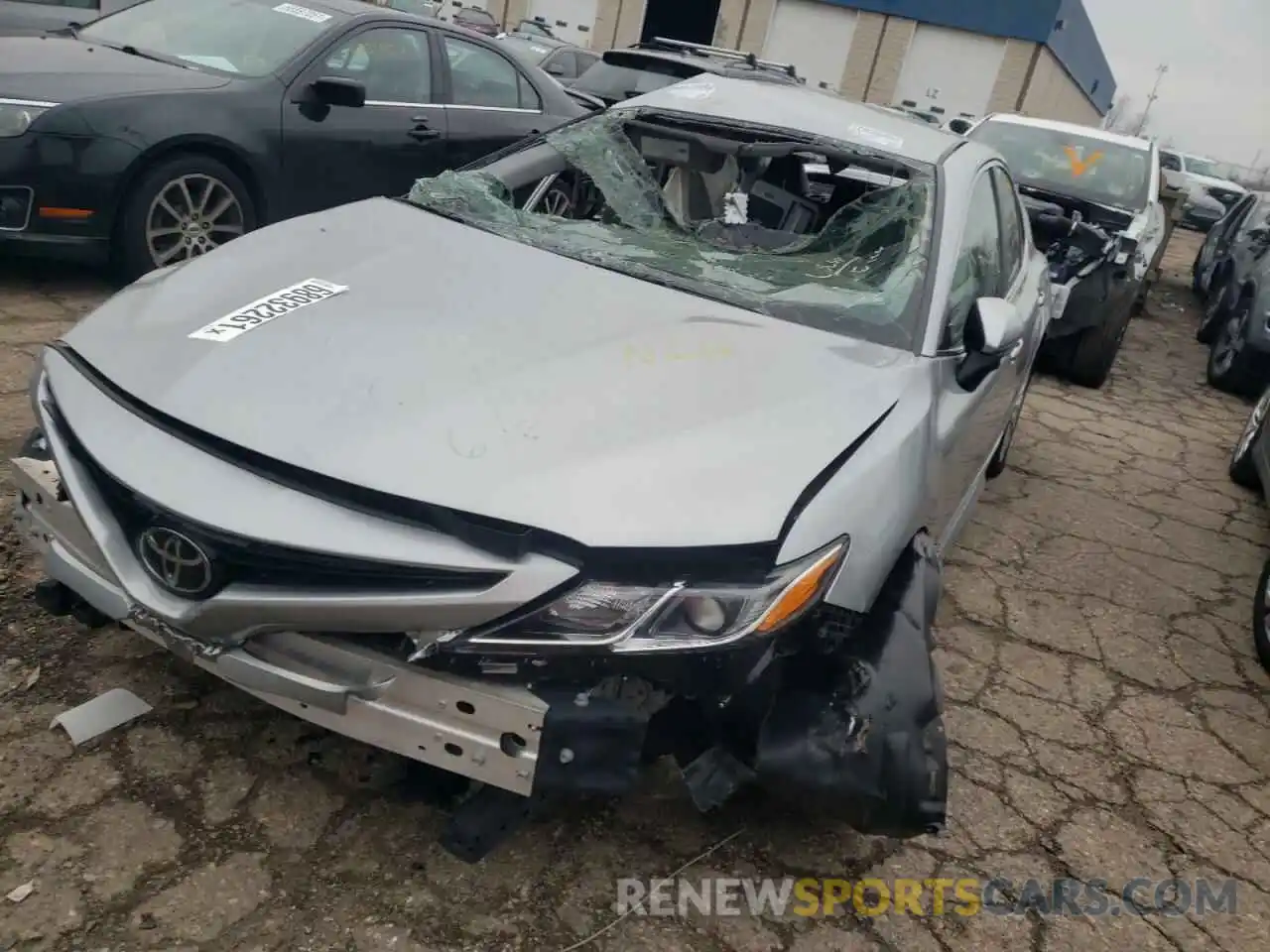 2 Photograph of a damaged car 4T1G11AK5LU384206 TOYOTA CAMRY 2020