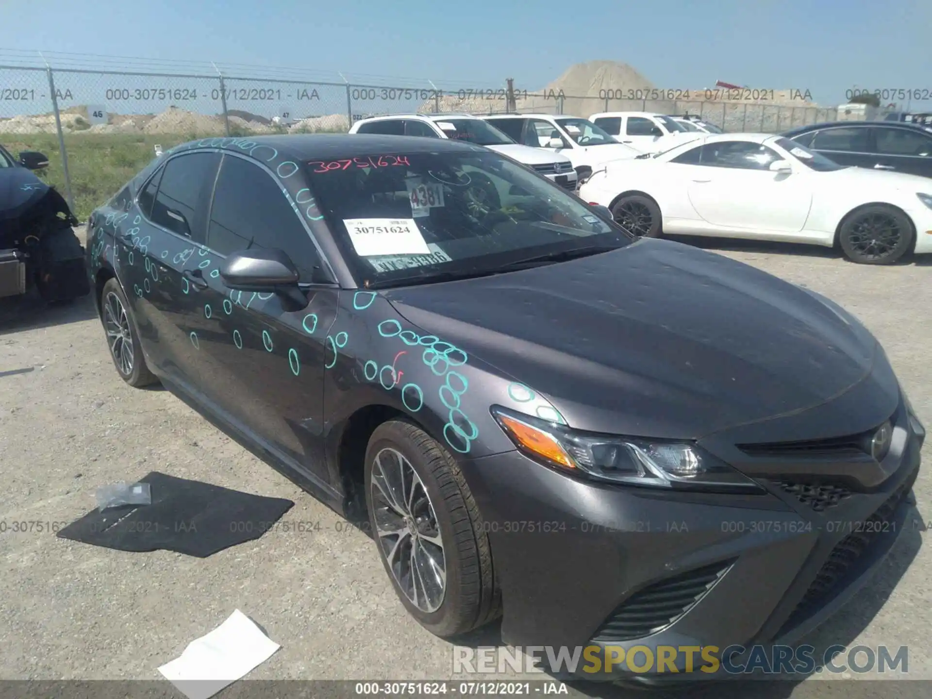 6 Photograph of a damaged car 4T1G11AK5LU387011 TOYOTA CAMRY 2020