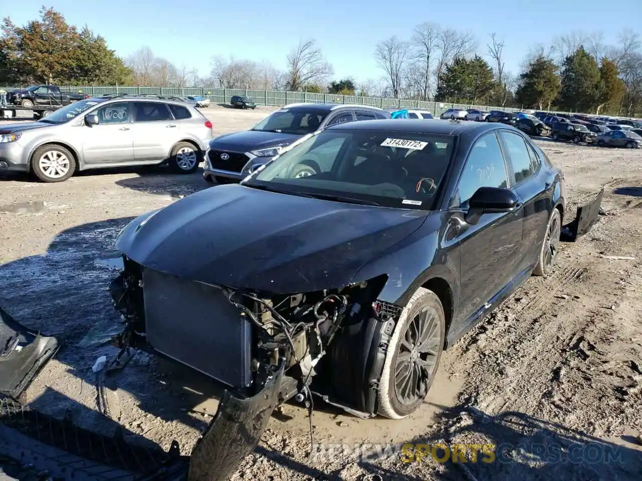 2 Photograph of a damaged car 4T1G11AK5LU388451 TOYOTA CAMRY 2020