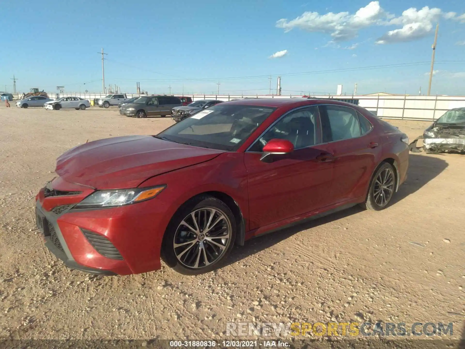 2 Photograph of a damaged car 4T1G11AK5LU395108 TOYOTA CAMRY 2020