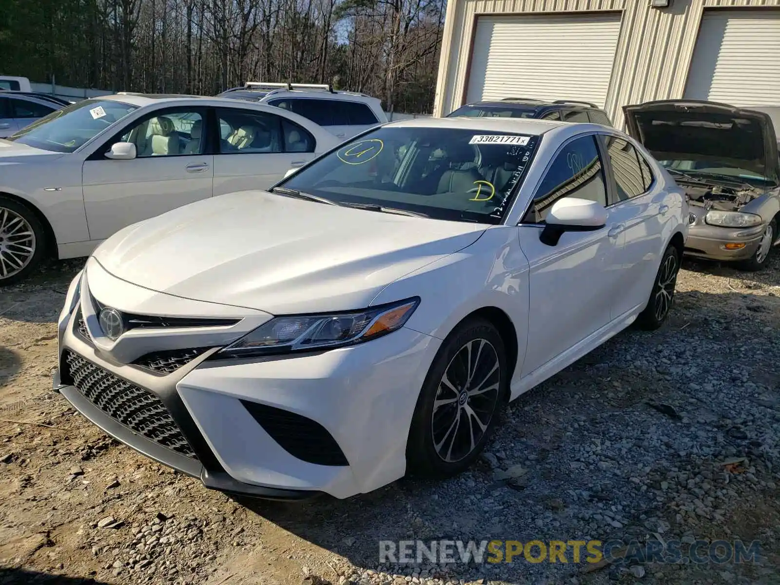 2 Photograph of a damaged car 4T1G11AK5LU857571 TOYOTA CAMRY 2020