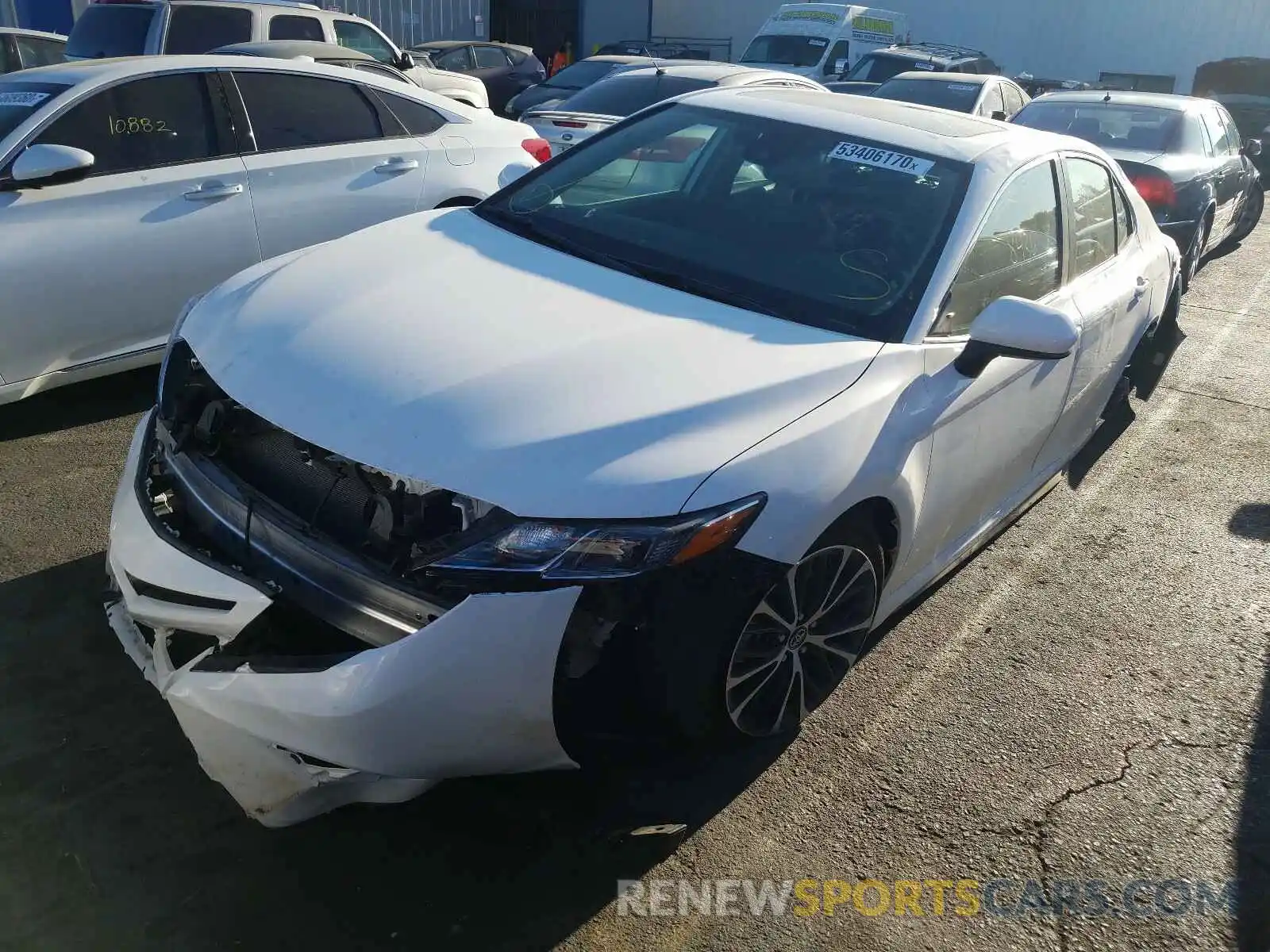 2 Photograph of a damaged car 4T1G11AK5LU864908 TOYOTA CAMRY 2020