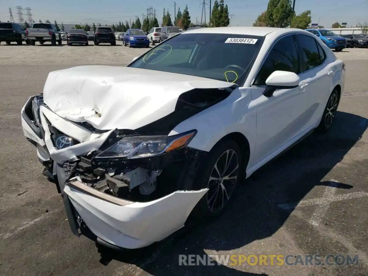 2 Photograph of a damaged car 4T1G11AK5LU868408 TOYOTA CAMRY 2020