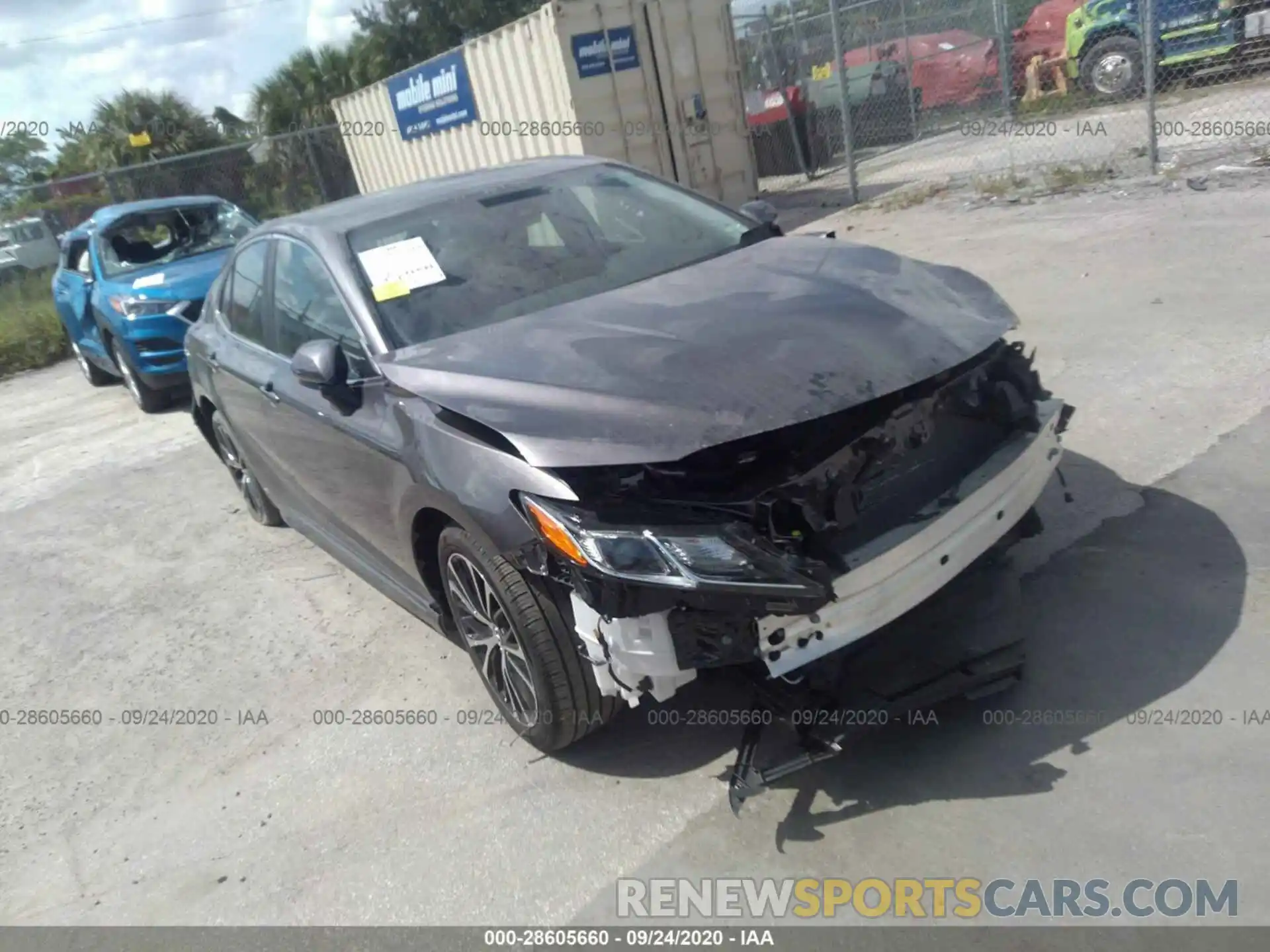 1 Photograph of a damaged car 4T1G11AK5LU872314 TOYOTA CAMRY 2020