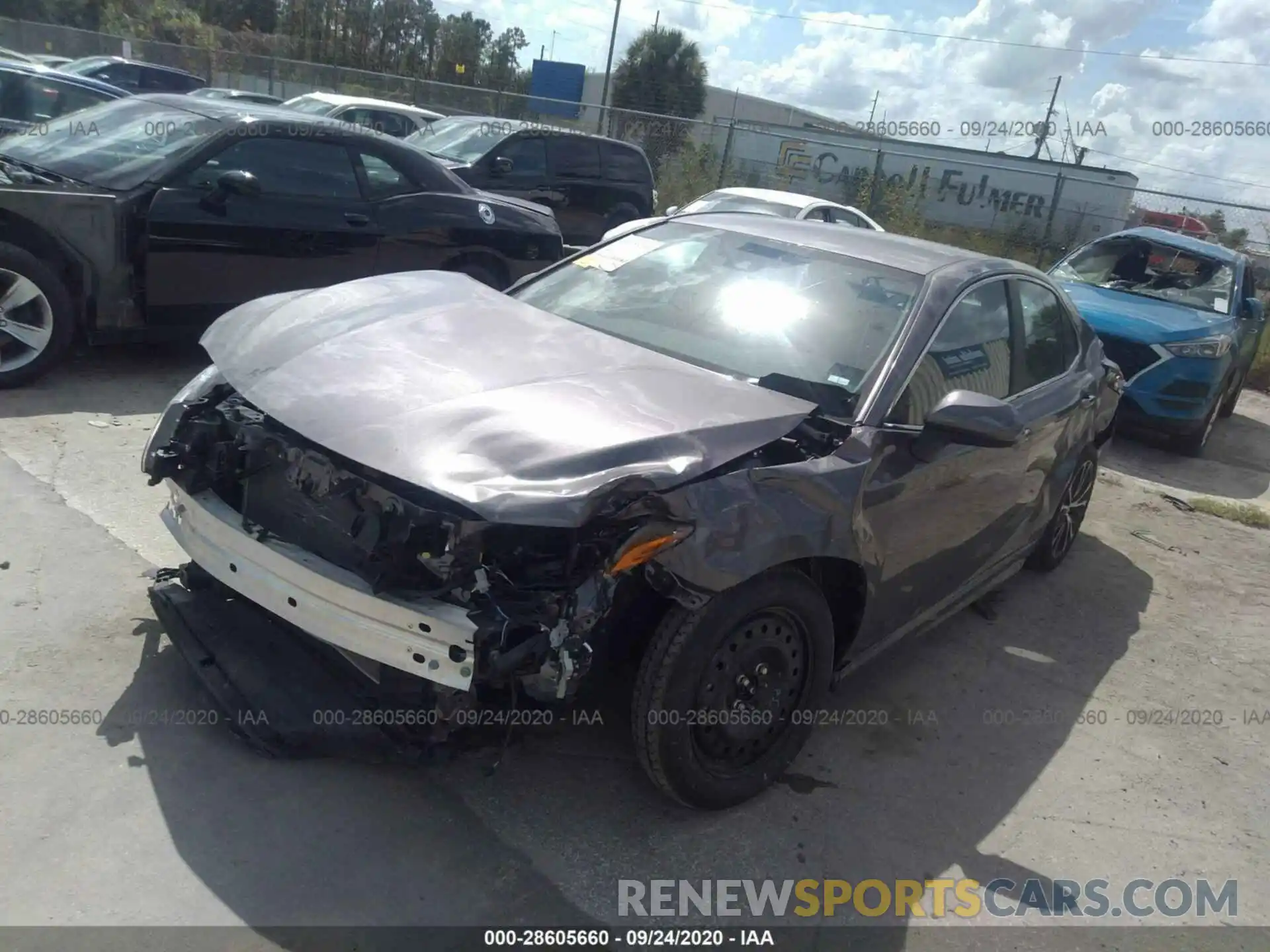 2 Photograph of a damaged car 4T1G11AK5LU872314 TOYOTA CAMRY 2020