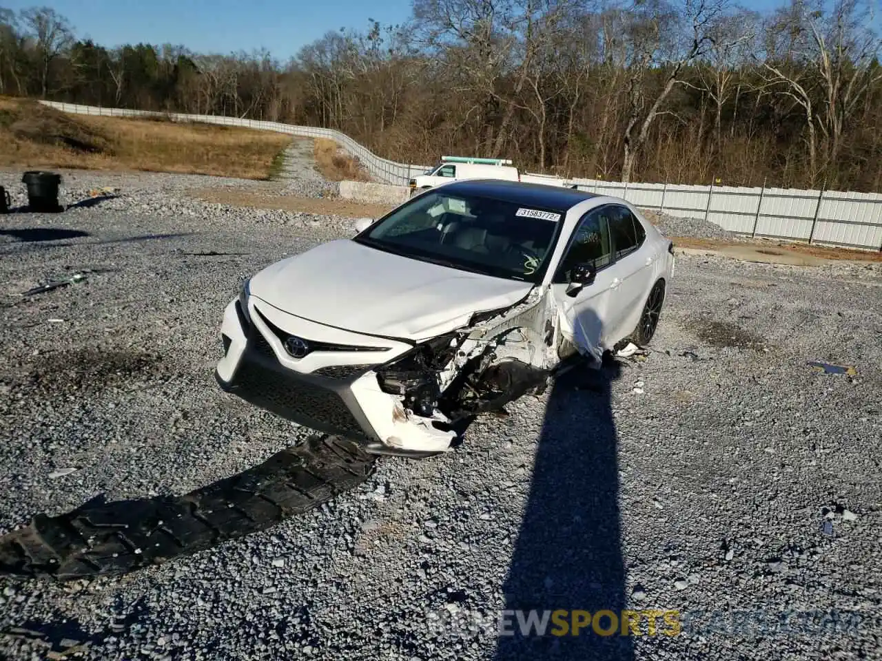 2 Photograph of a damaged car 4T1G11AK5LU875293 TOYOTA CAMRY 2020