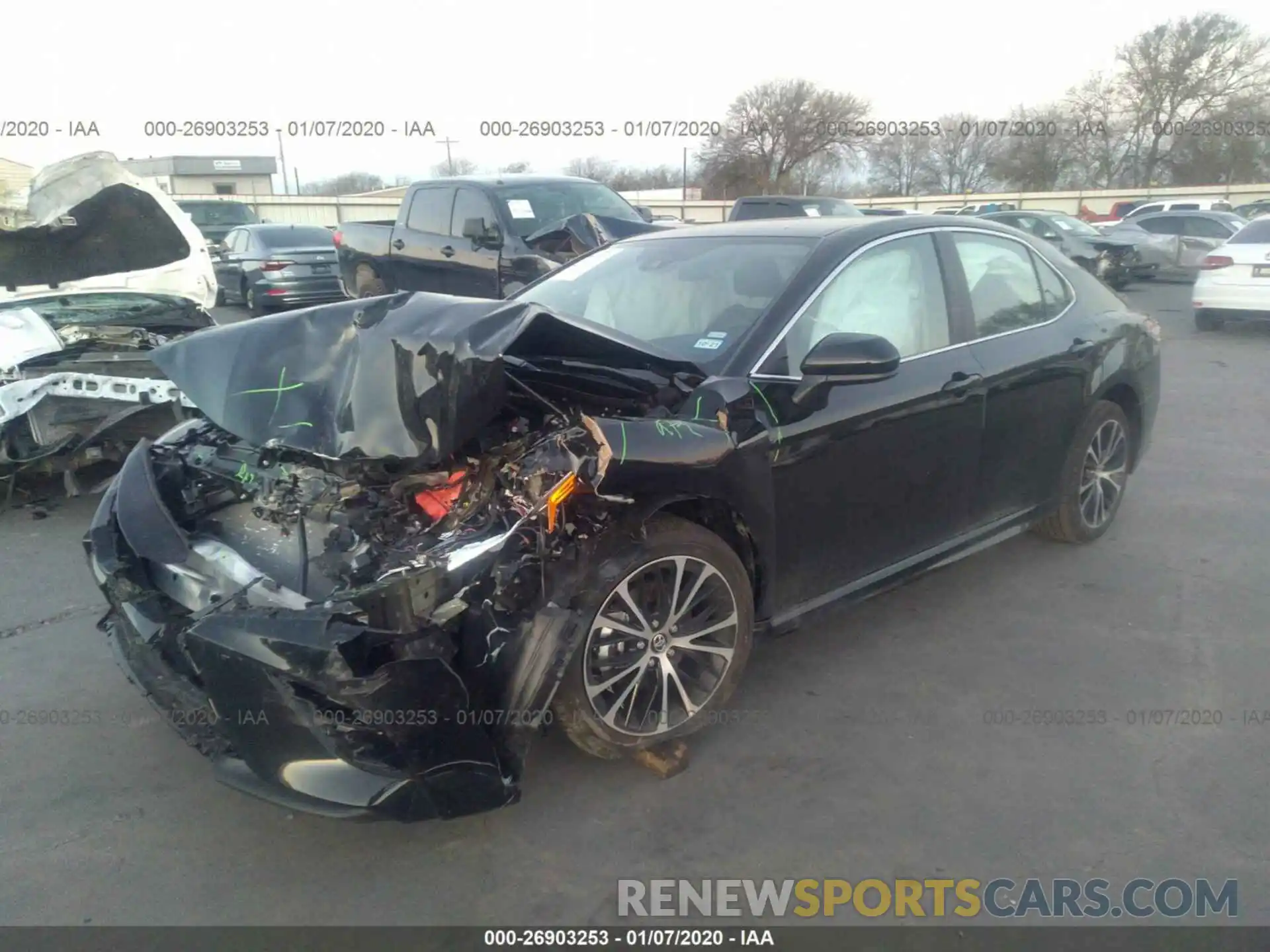 2 Photograph of a damaged car 4T1G11AK5LU895074 TOYOTA CAMRY 2020