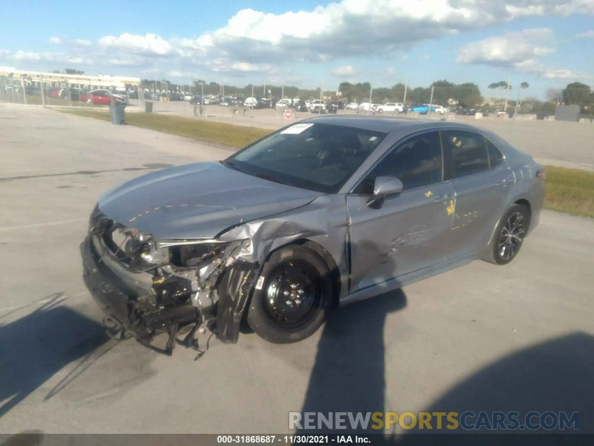 2 Photograph of a damaged car 4T1G11AK5LU911791 TOYOTA CAMRY 2020