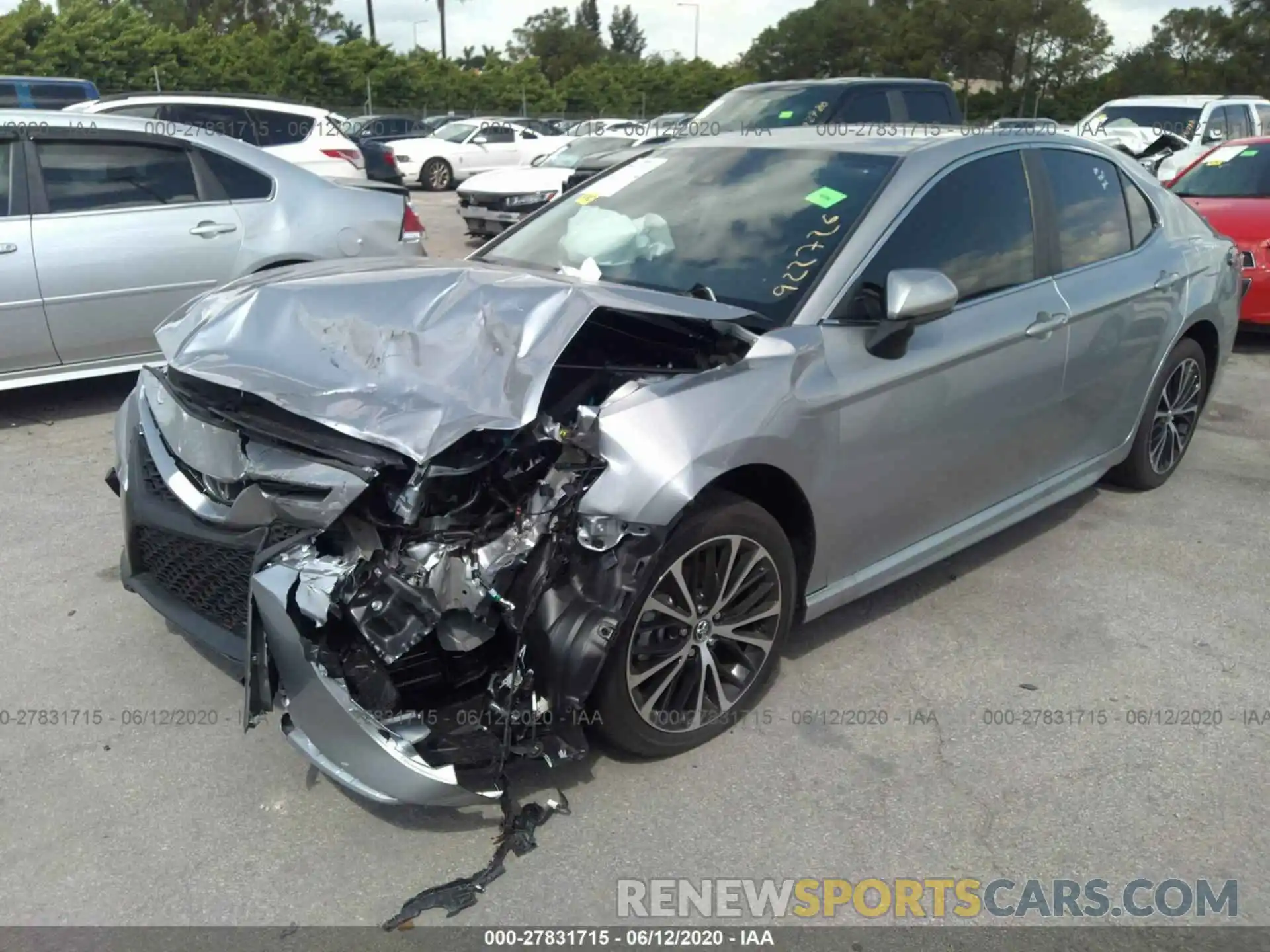 2 Photograph of a damaged car 4T1G11AK5LU922726 TOYOTA CAMRY 2020