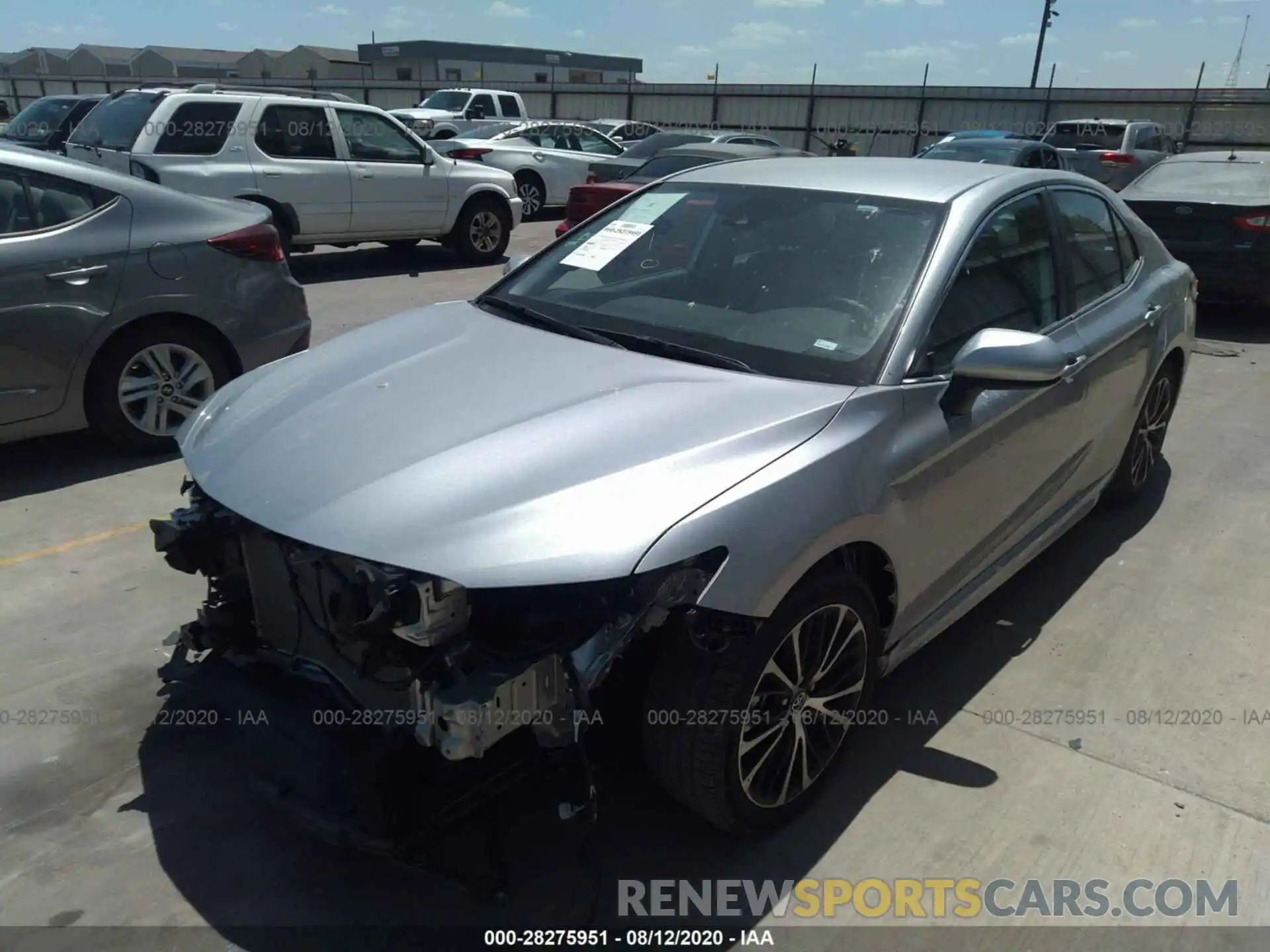 2 Photograph of a damaged car 4T1G11AK5LU923665 TOYOTA CAMRY 2020