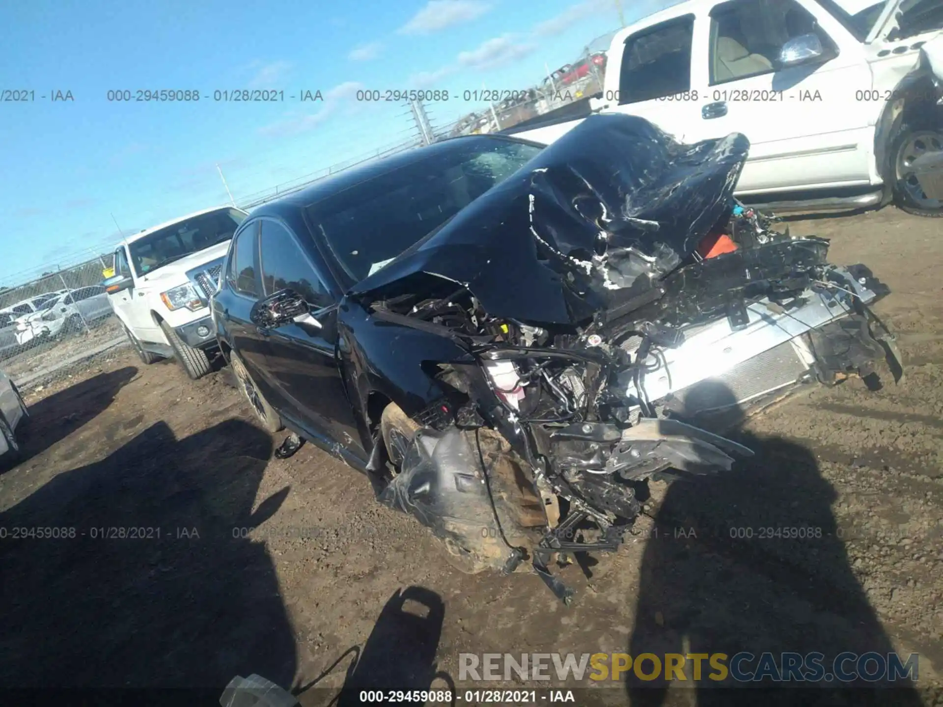 1 Photograph of a damaged car 4T1G11AK5LU932804 TOYOTA CAMRY 2020