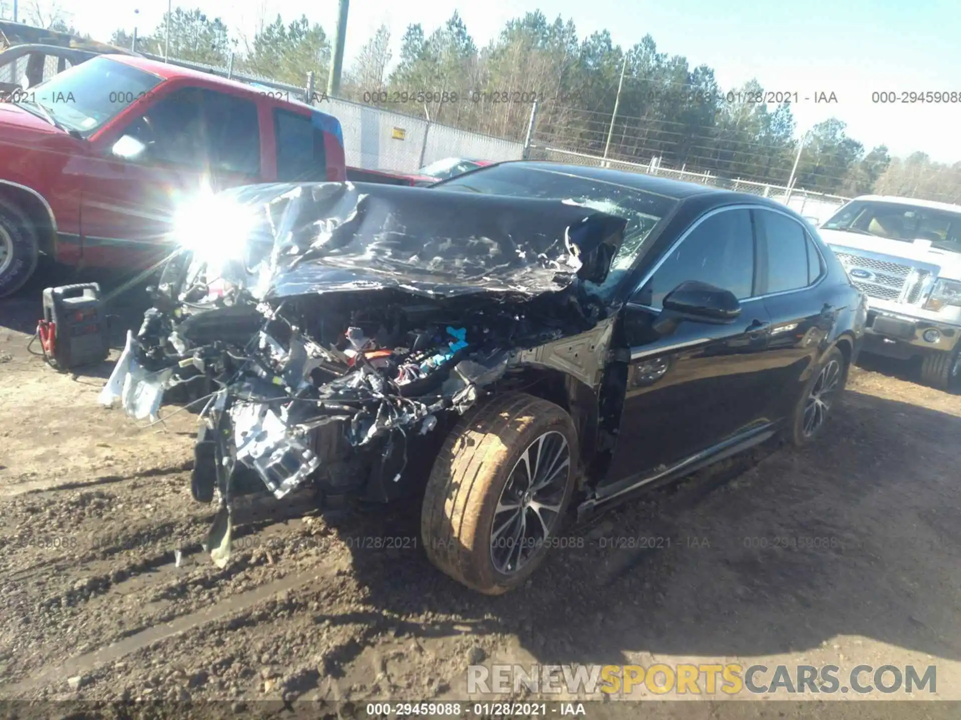 2 Photograph of a damaged car 4T1G11AK5LU932804 TOYOTA CAMRY 2020
