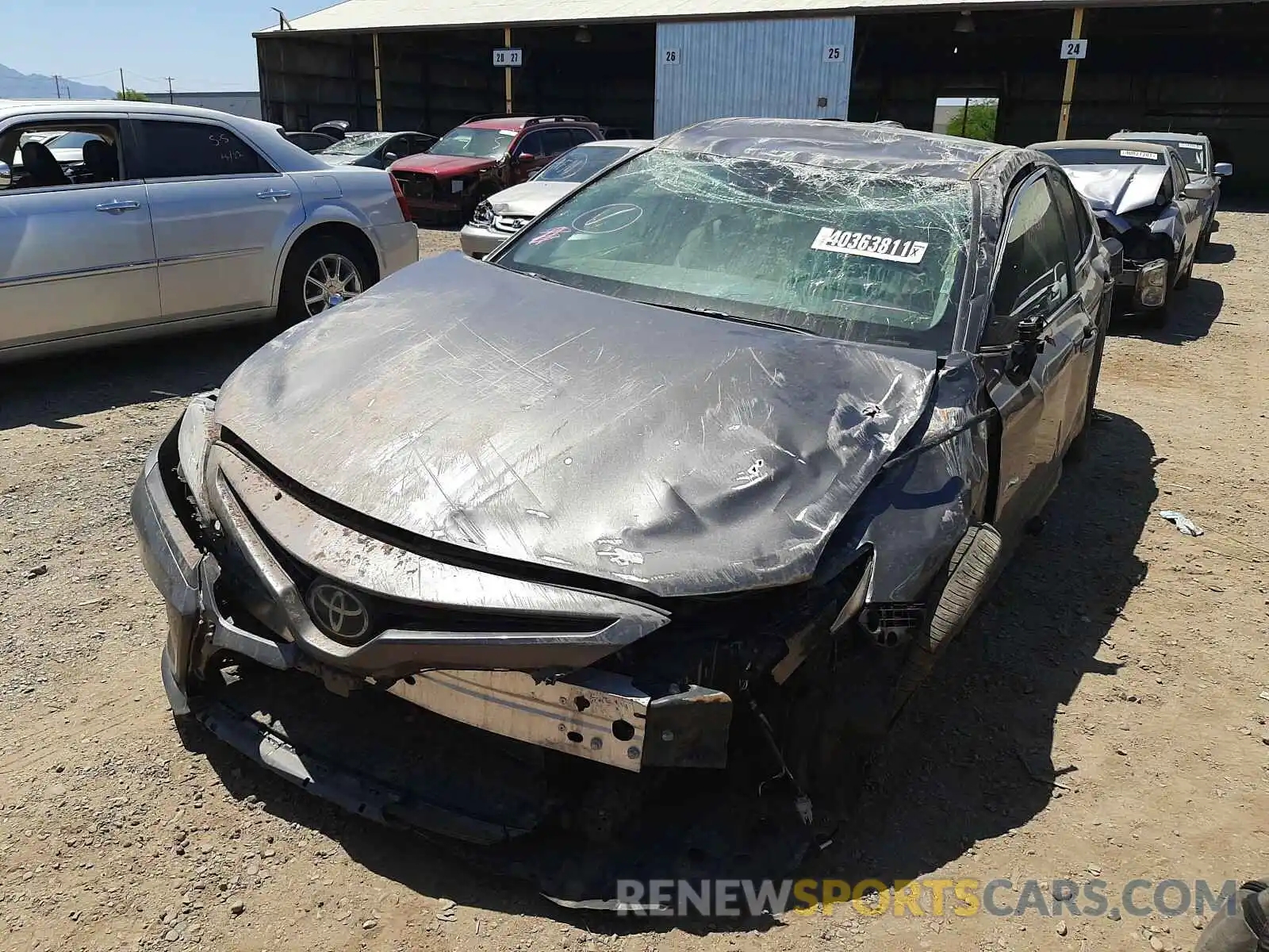 2 Photograph of a damaged car 4T1G11AK5LU942684 TOYOTA CAMRY 2020