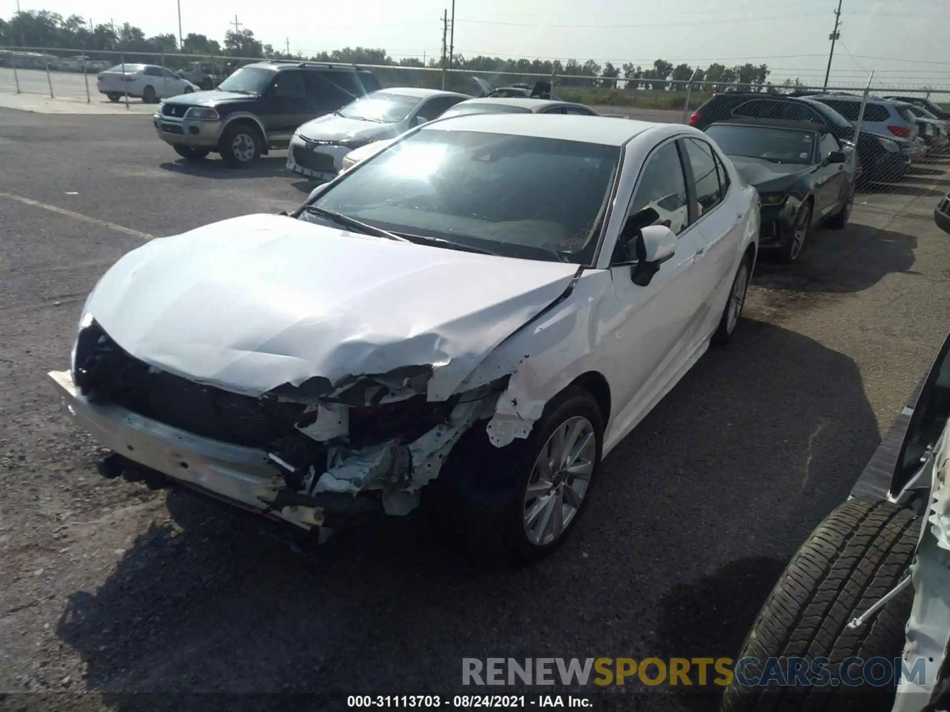 2 Photograph of a damaged car 4T1G11AK5LU943284 TOYOTA CAMRY 2020