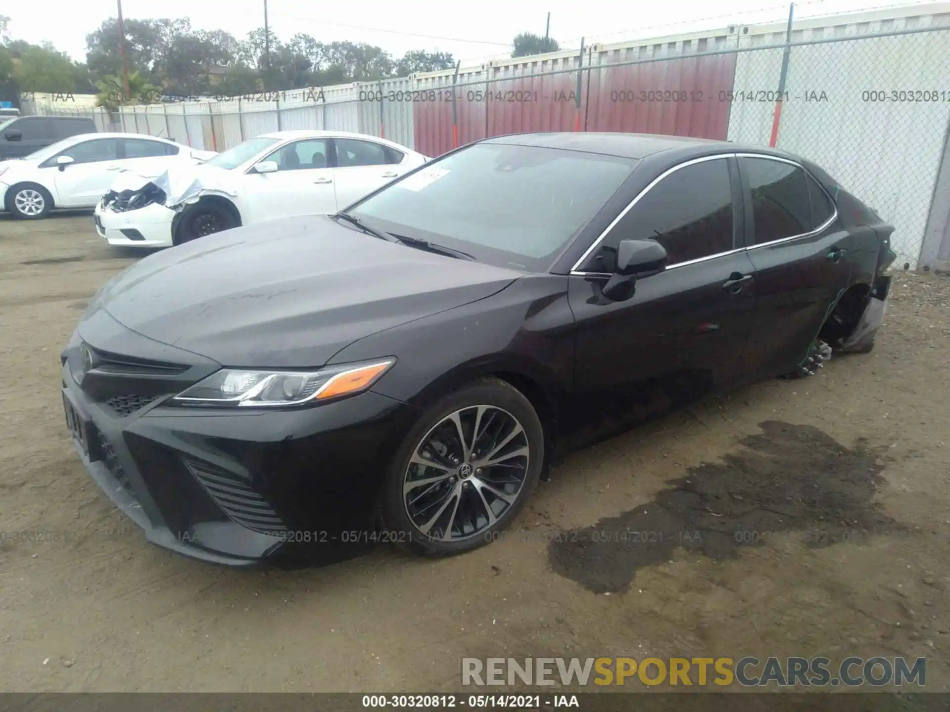 2 Photograph of a damaged car 4T1G11AK5LU945410 TOYOTA CAMRY 2020