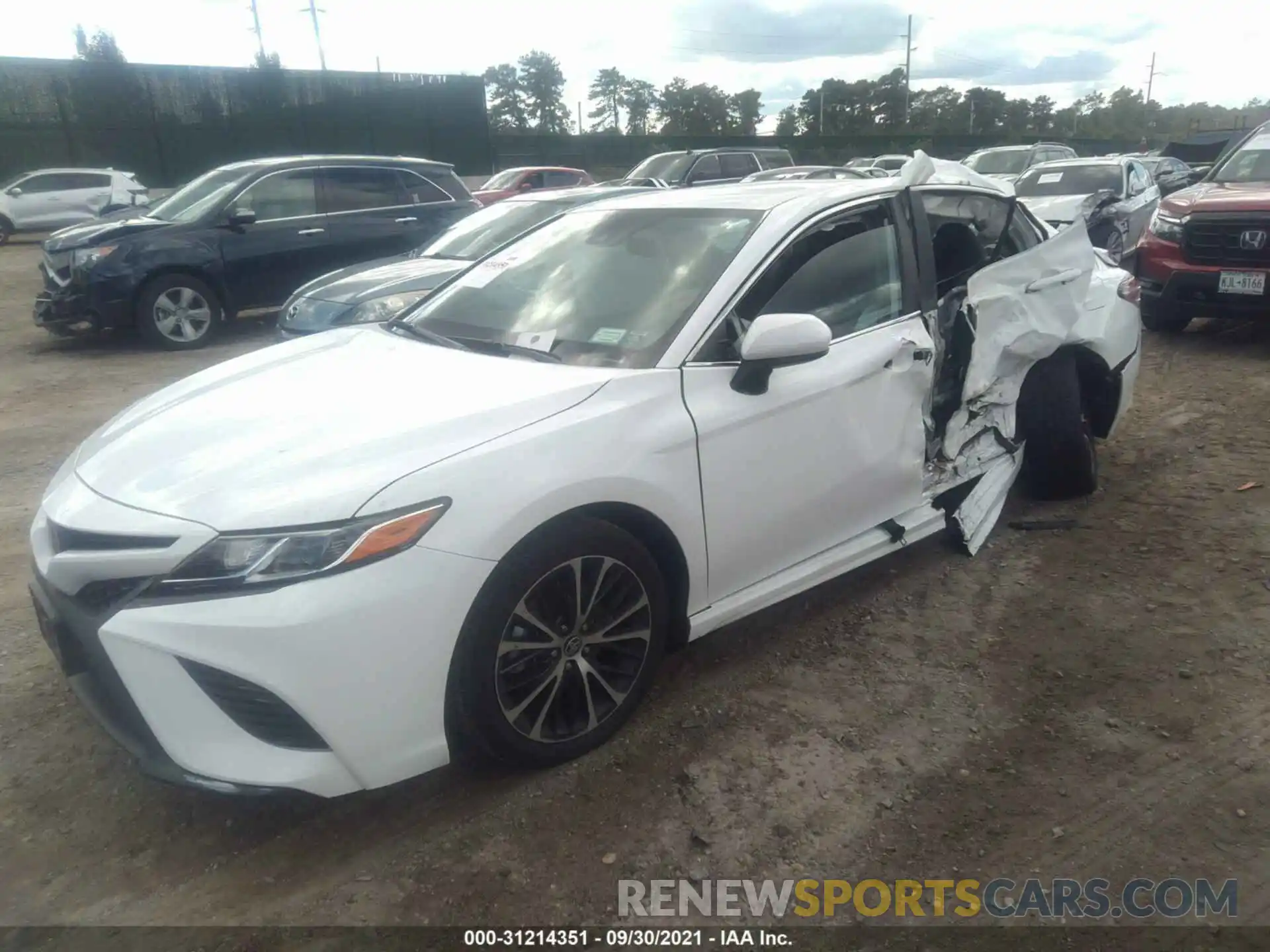 2 Photograph of a damaged car 4T1G11AK5LU956603 TOYOTA CAMRY 2020