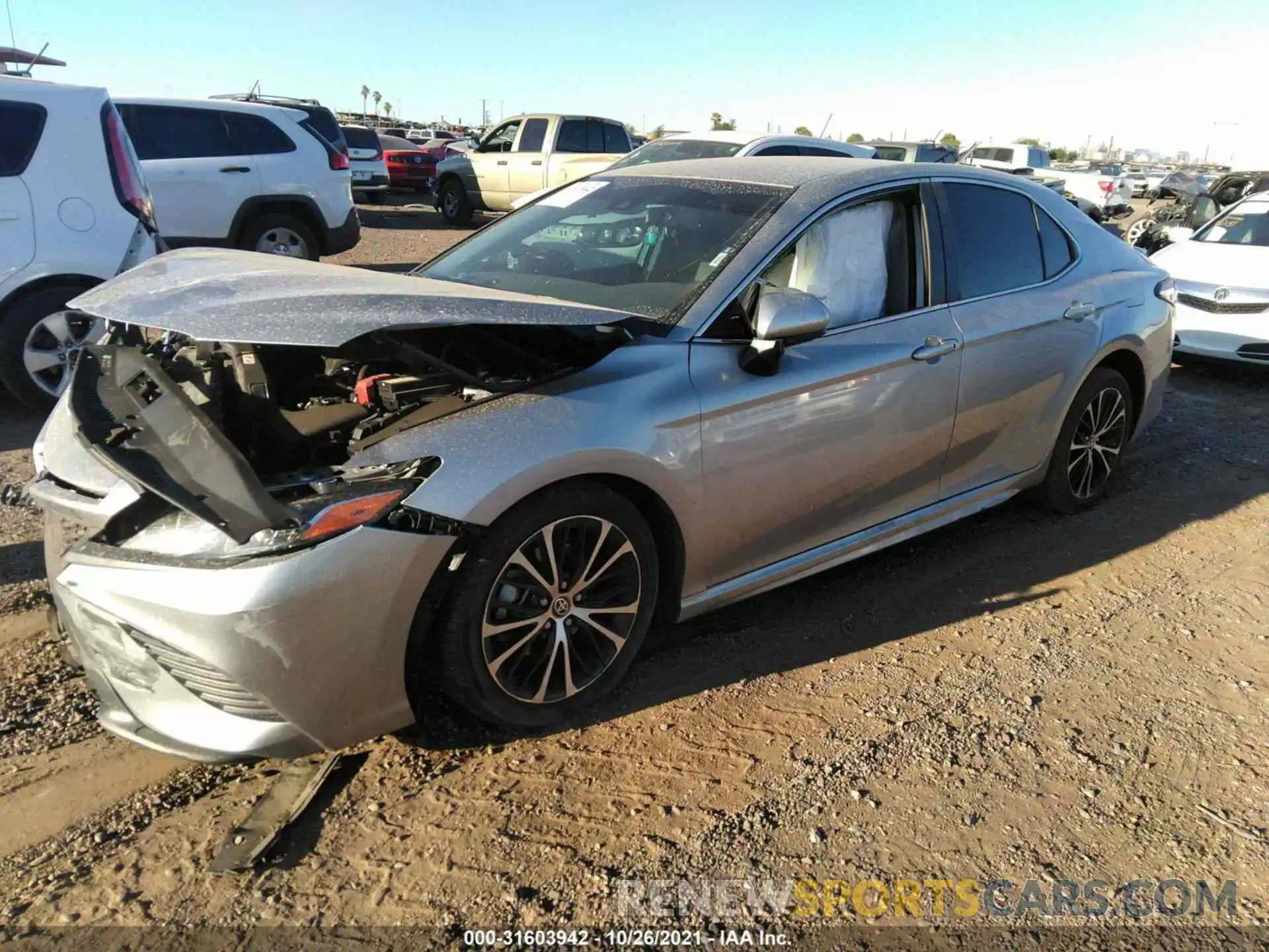 2 Photograph of a damaged car 4T1G11AK5LU963728 TOYOTA CAMRY 2020