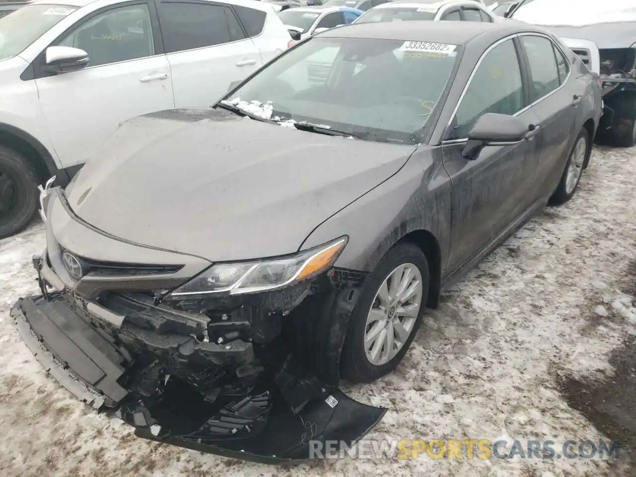 2 Photograph of a damaged car 4T1G11AK5LU970341 TOYOTA CAMRY 2020