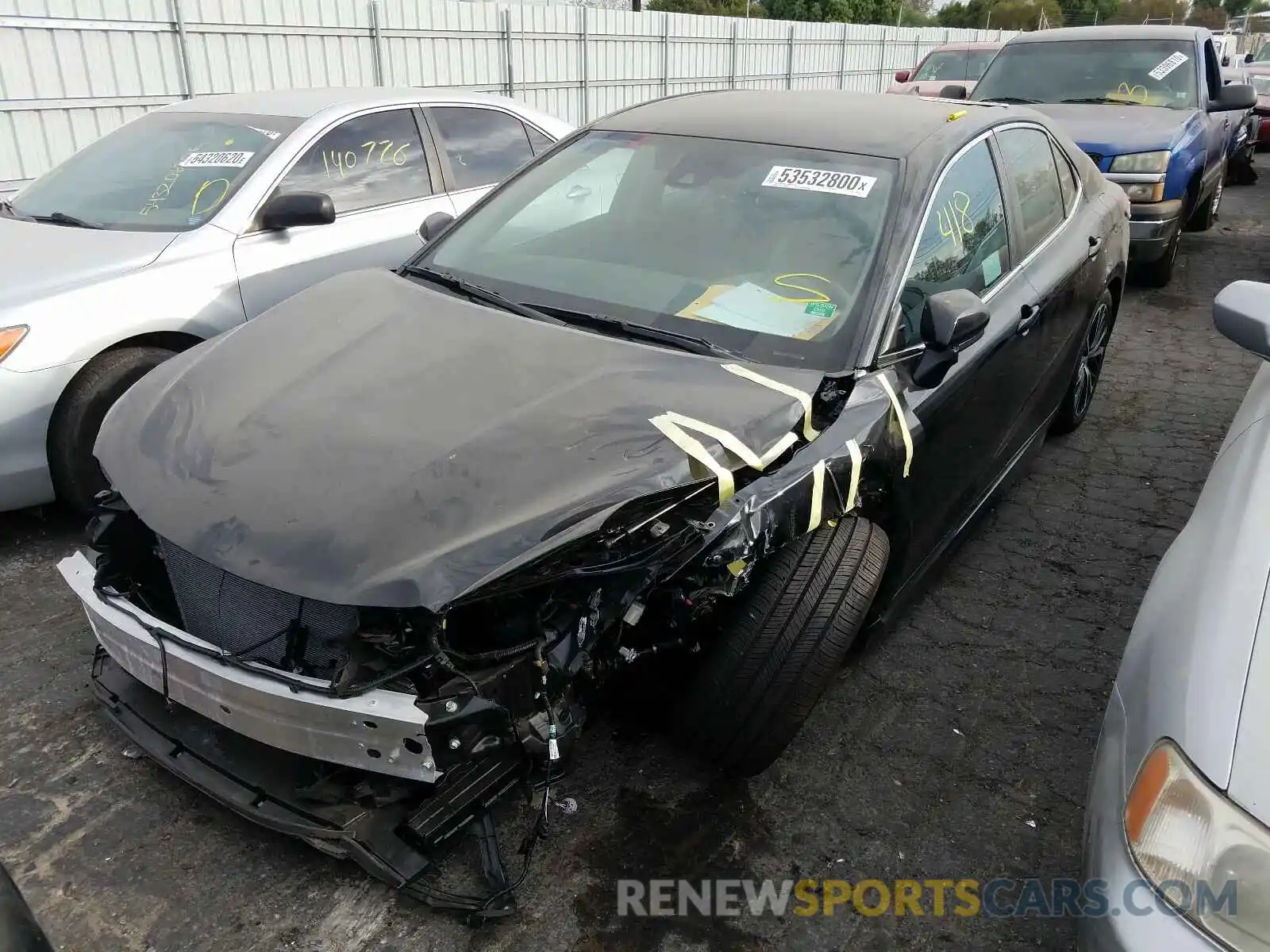 2 Photograph of a damaged car 4T1G11AK5LU975359 TOYOTA CAMRY 2020