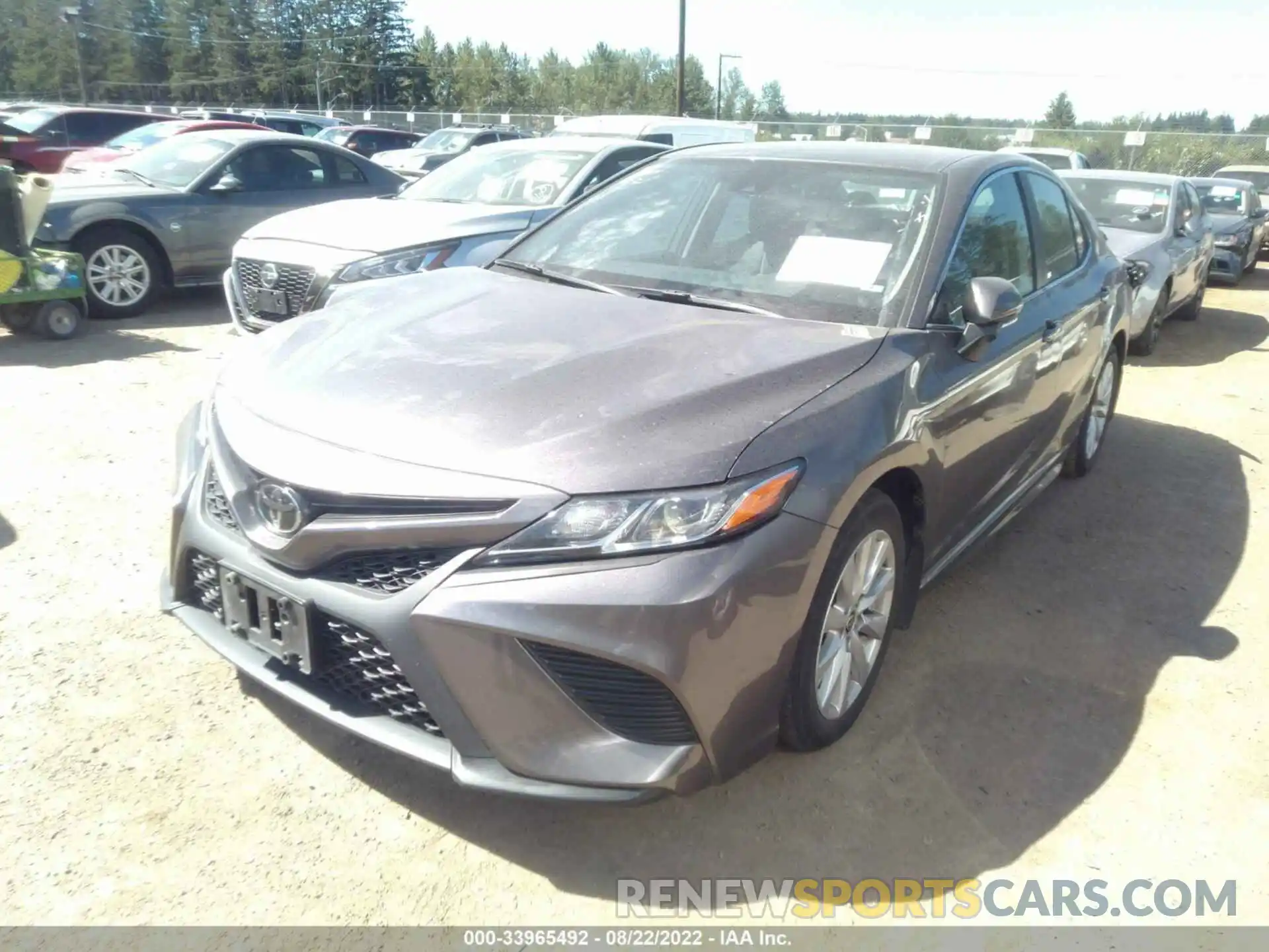 2 Photograph of a damaged car 4T1G11AK5LU976026 TOYOTA CAMRY 2020