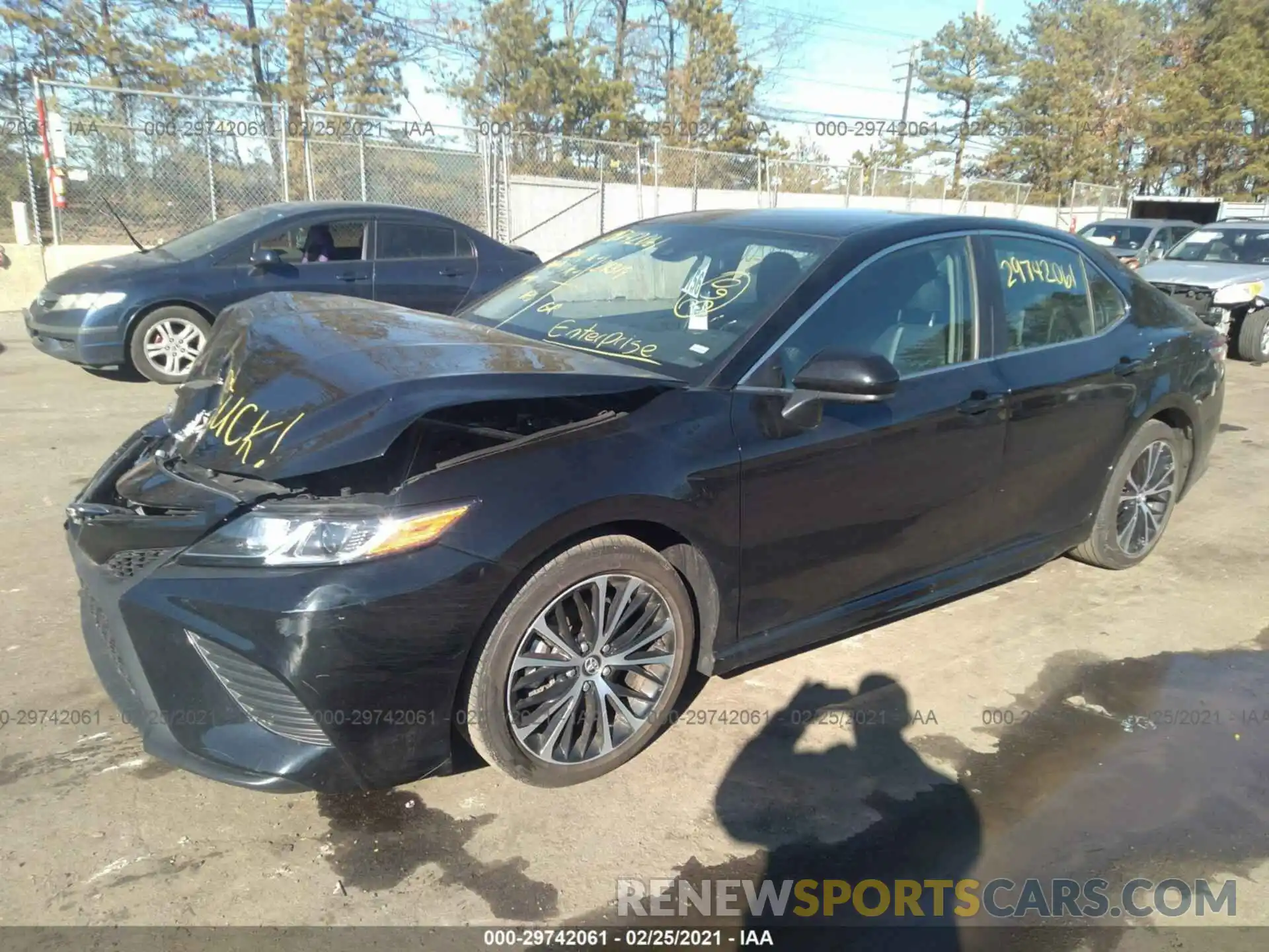 2 Photograph of a damaged car 4T1G11AK6LU307179 TOYOTA CAMRY 2020