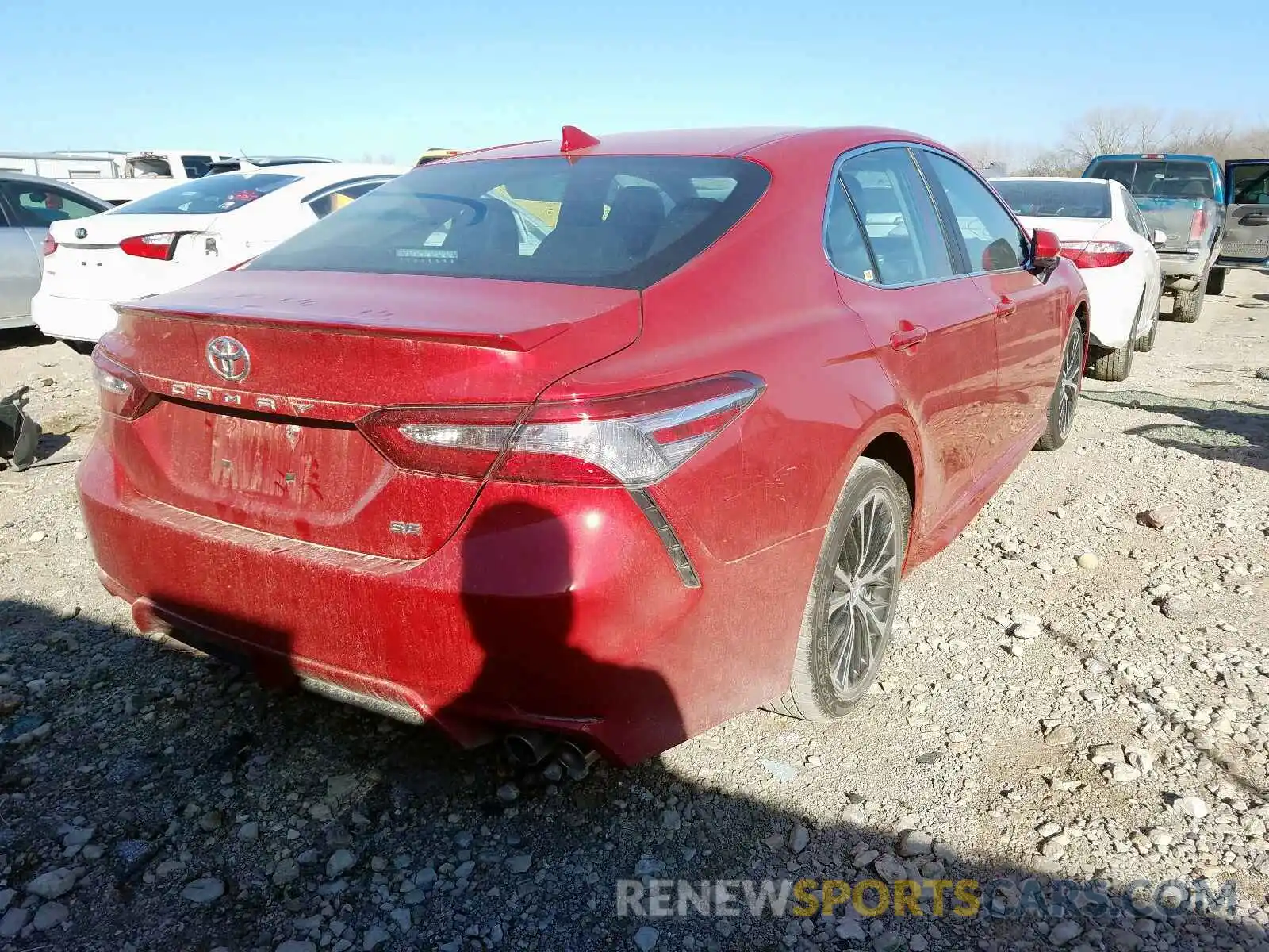 4 Photograph of a damaged car 4T1G11AK6LU307196 TOYOTA CAMRY 2020