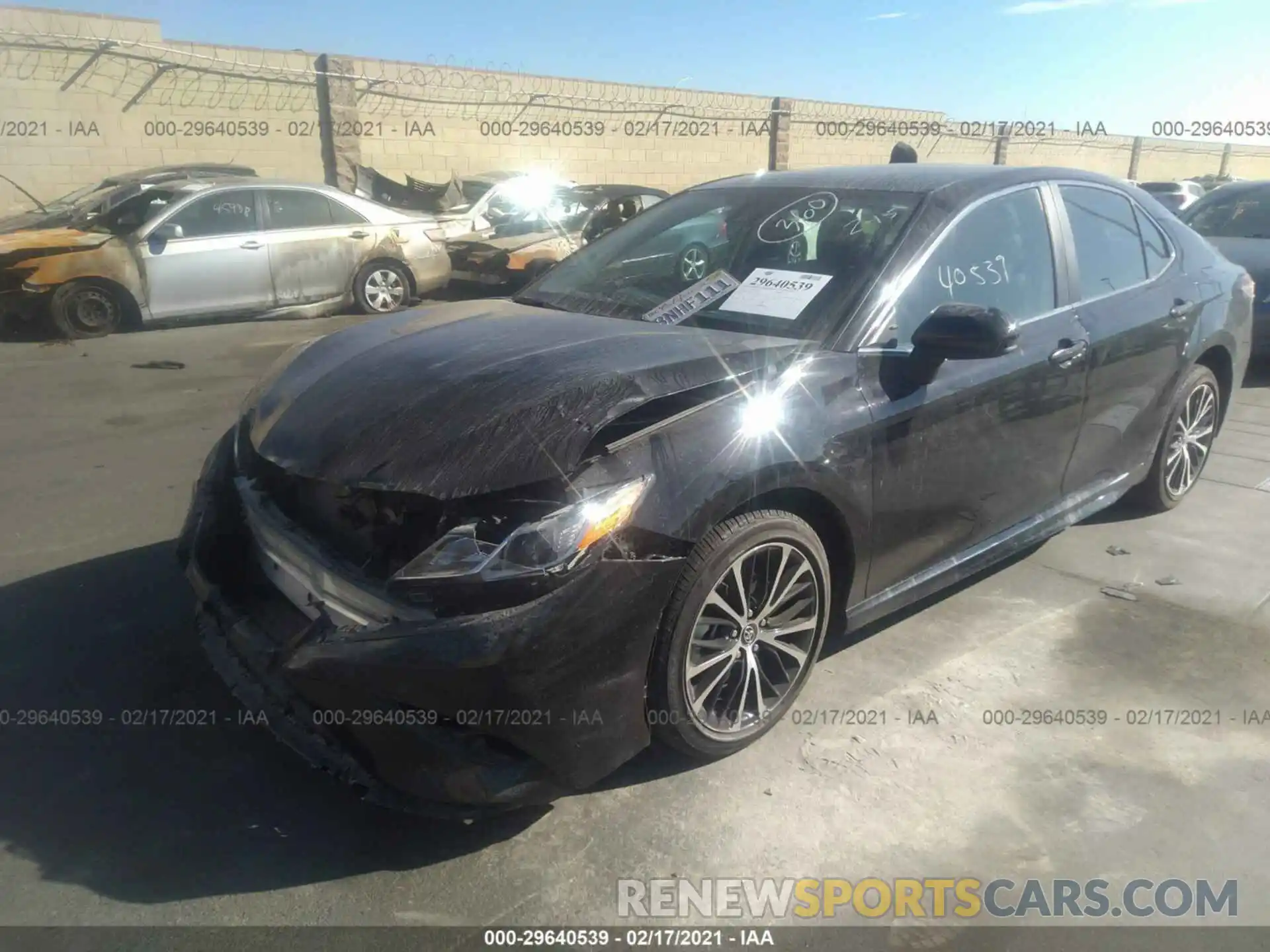 2 Photograph of a damaged car 4T1G11AK6LU311037 TOYOTA CAMRY 2020