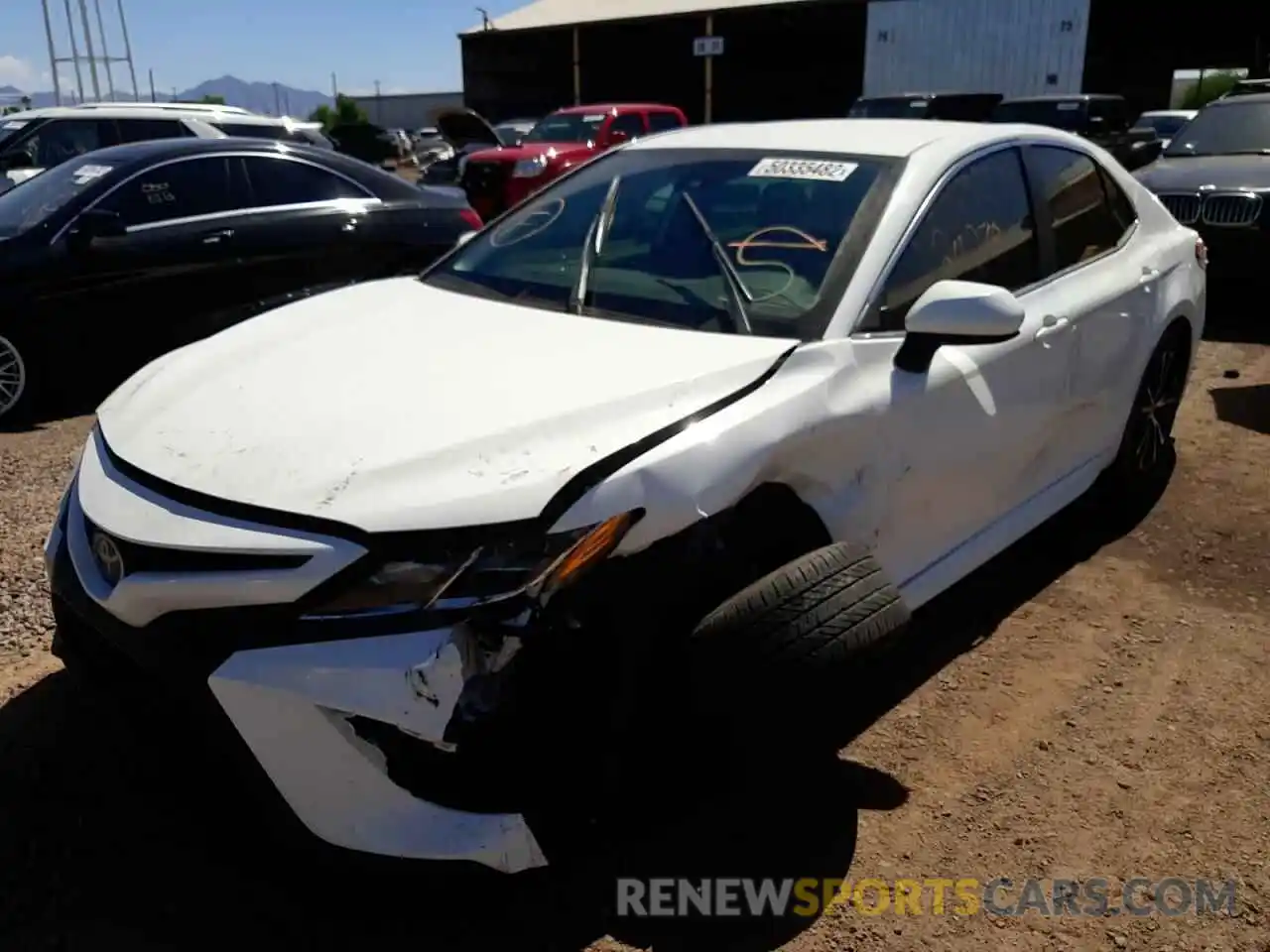 2 Photograph of a damaged car 4T1G11AK6LU317470 TOYOTA CAMRY 2020