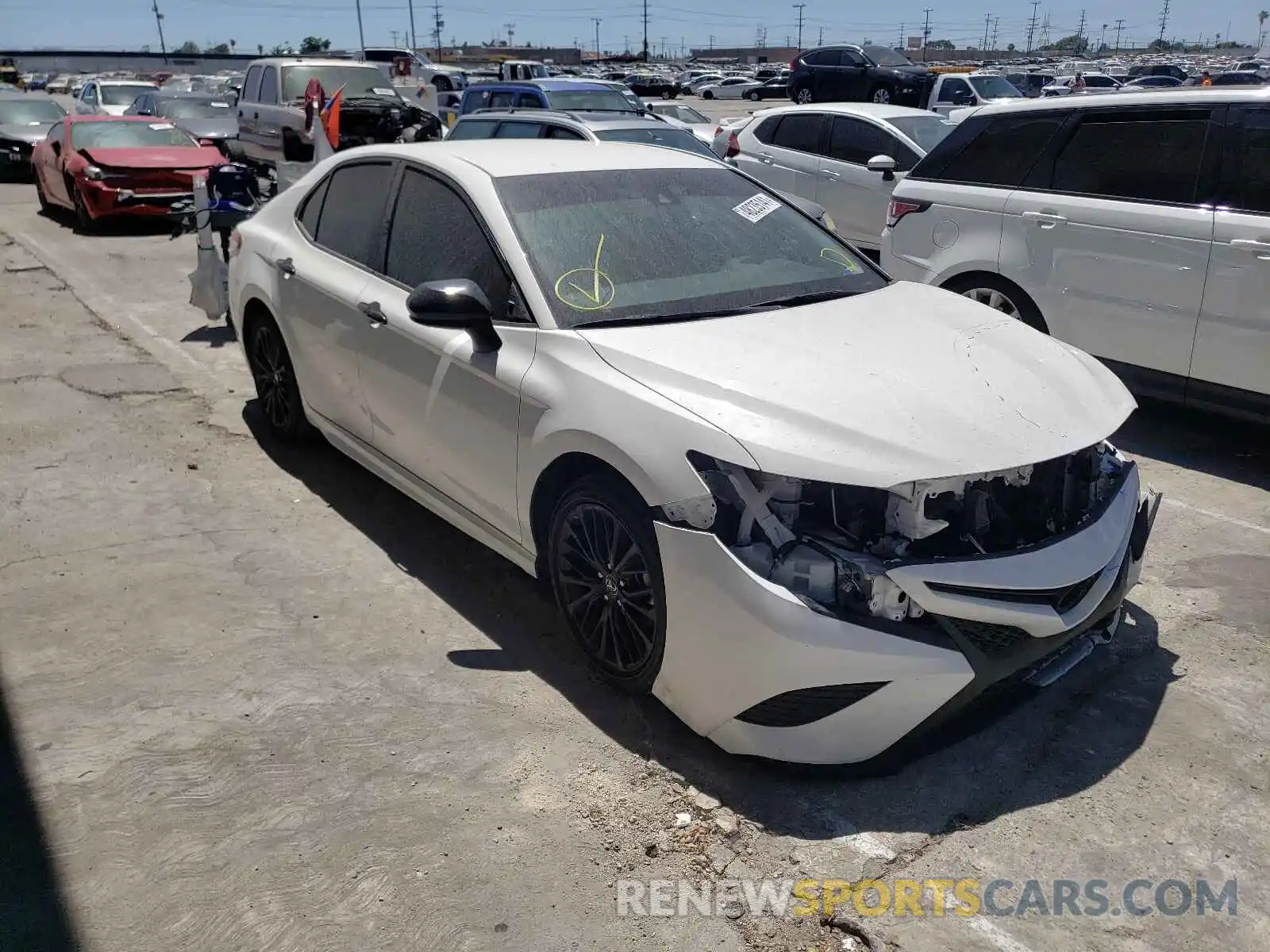 1 Photograph of a damaged car 4T1G11AK6LU319865 TOYOTA CAMRY 2020