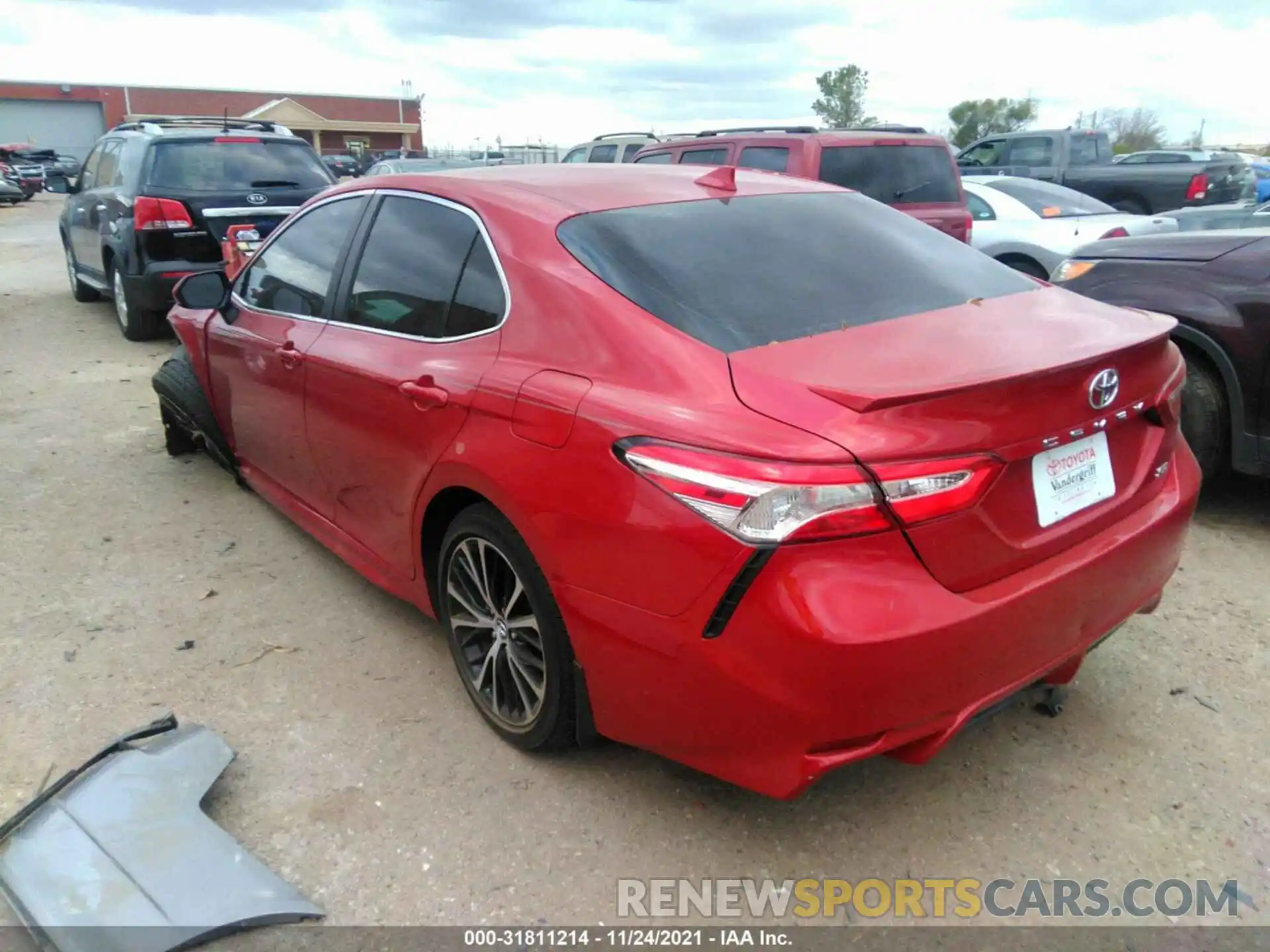 3 Photograph of a damaged car 4T1G11AK6LU323849 TOYOTA CAMRY 2020