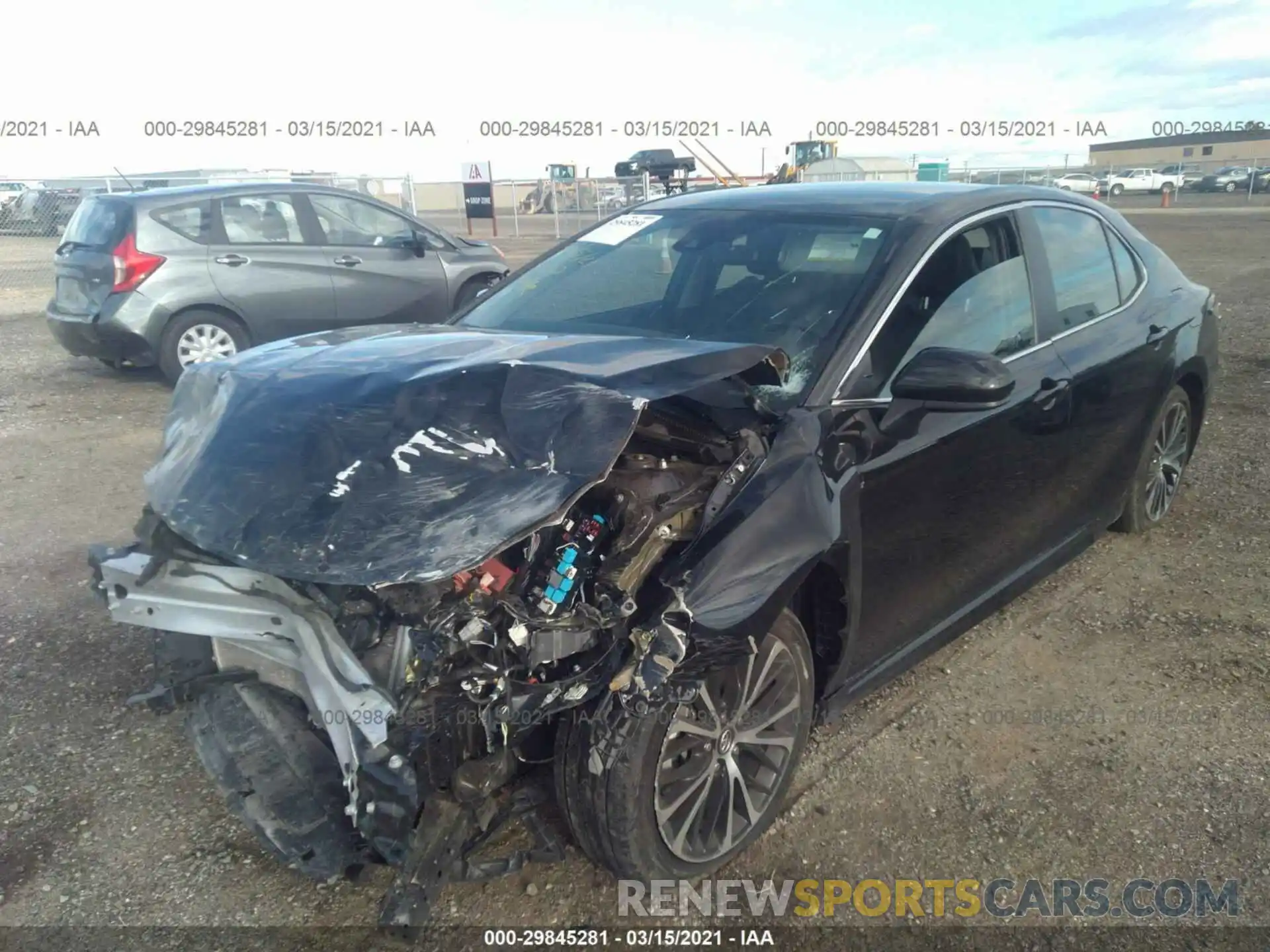 2 Photograph of a damaged car 4T1G11AK6LU325133 TOYOTA CAMRY 2020