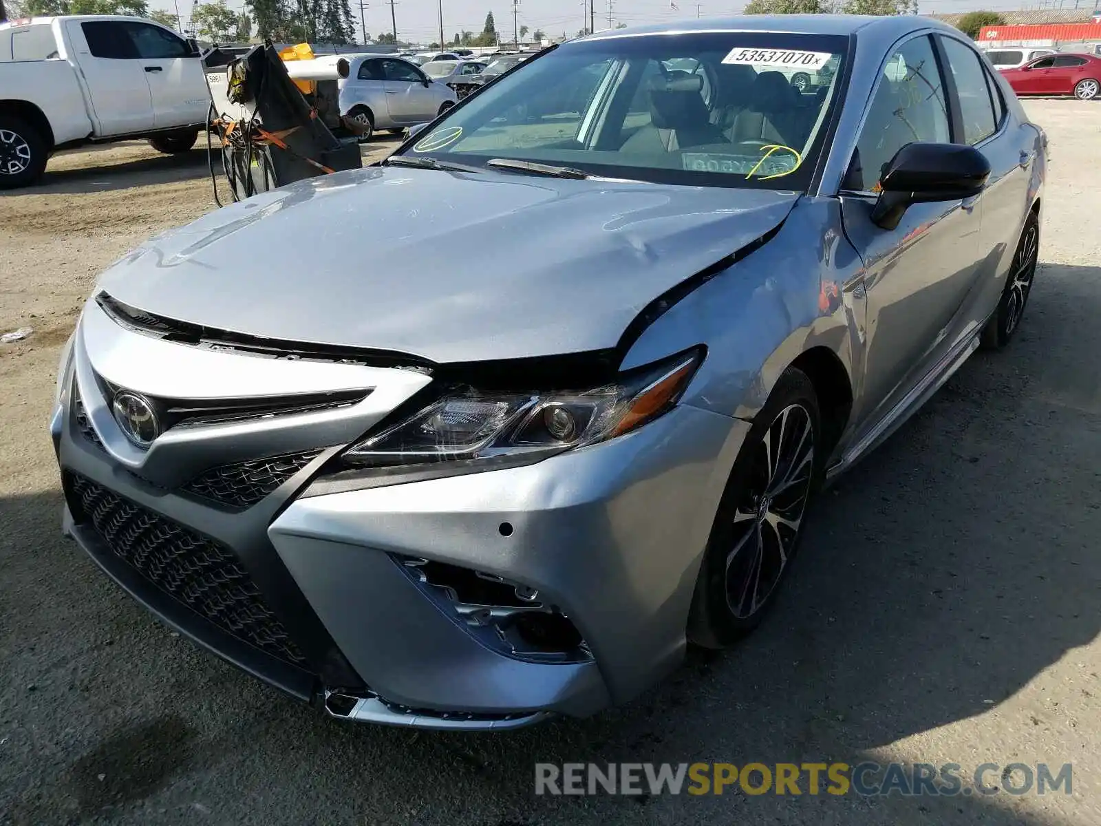 2 Photograph of a damaged car 4T1G11AK6LU327996 TOYOTA CAMRY 2020