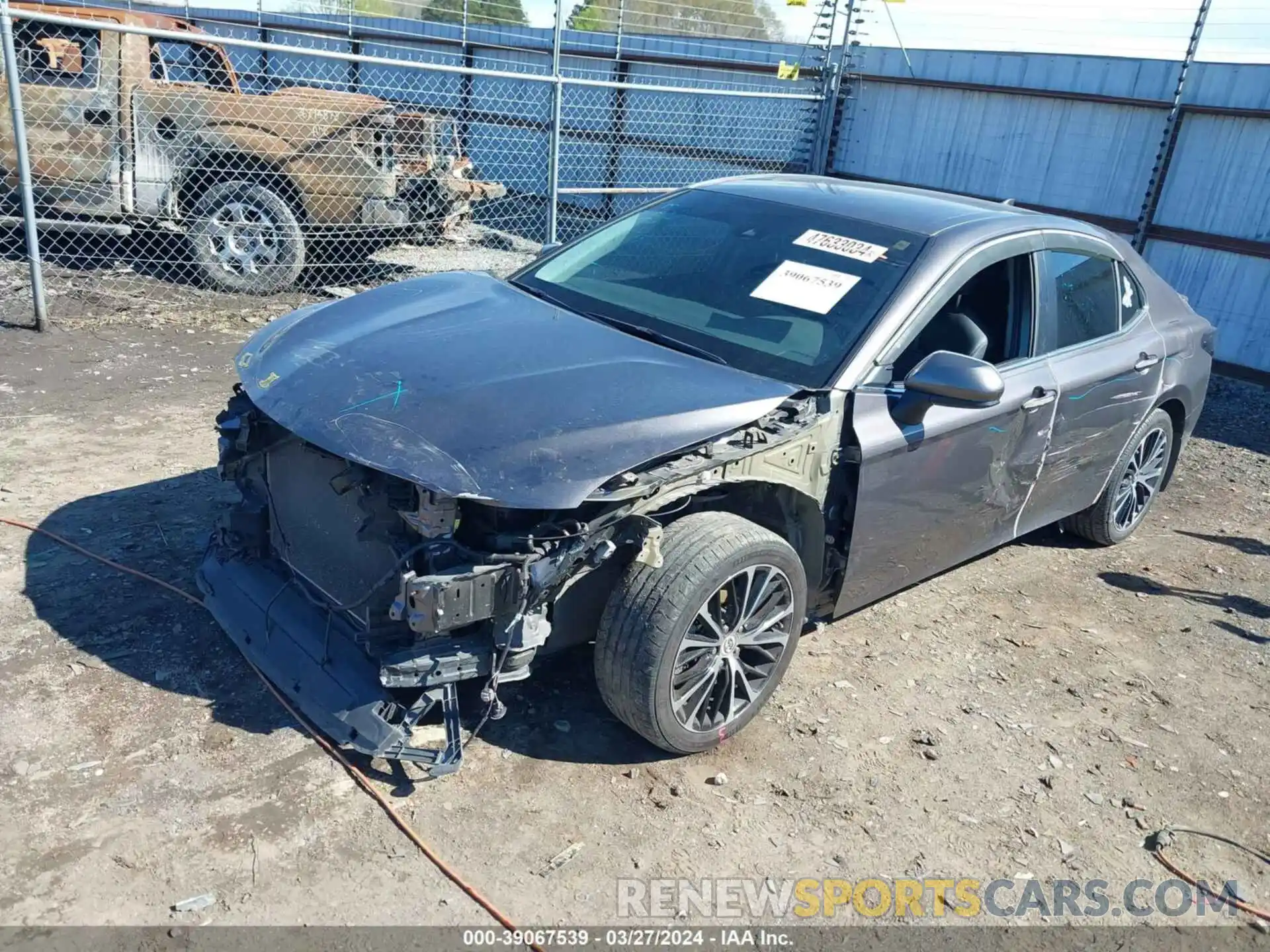 2 Photograph of a damaged car 4T1G11AK6LU332650 TOYOTA CAMRY 2020