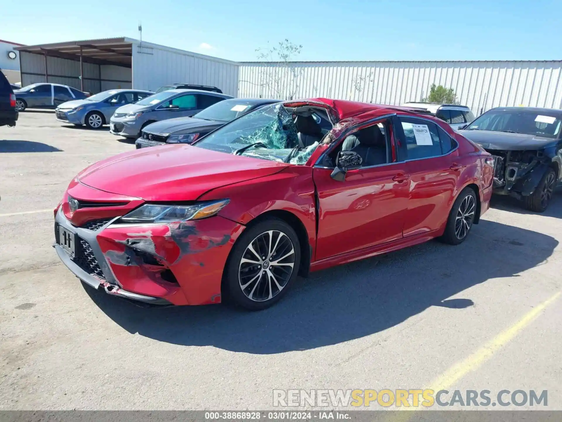 2 Photograph of a damaged car 4T1G11AK6LU339551 TOYOTA CAMRY 2020