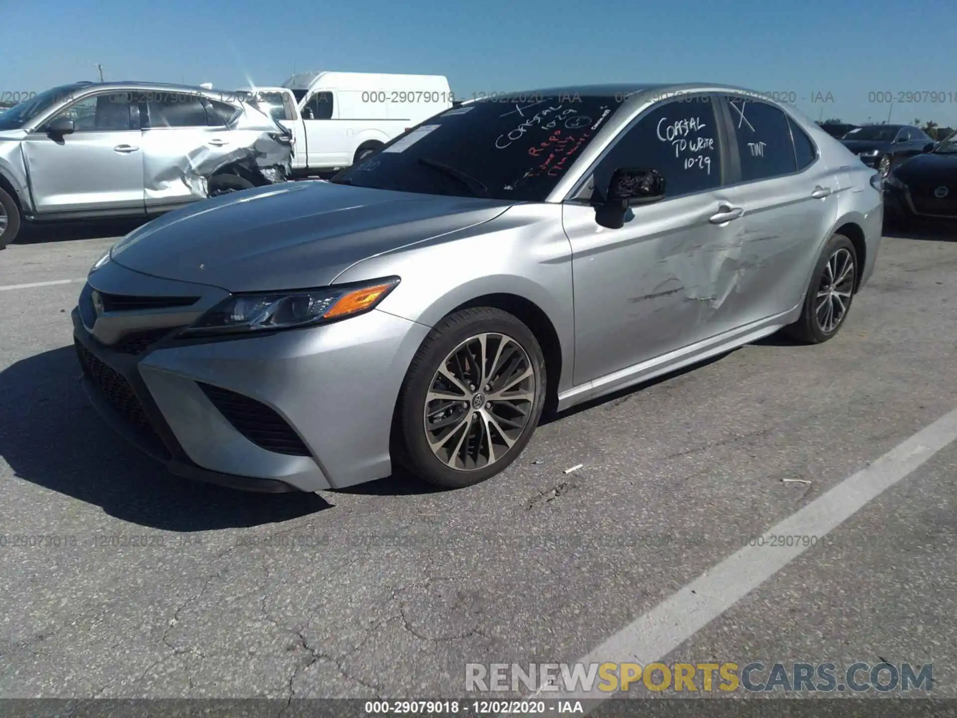 2 Photograph of a damaged car 4T1G11AK6LU343051 TOYOTA CAMRY 2020